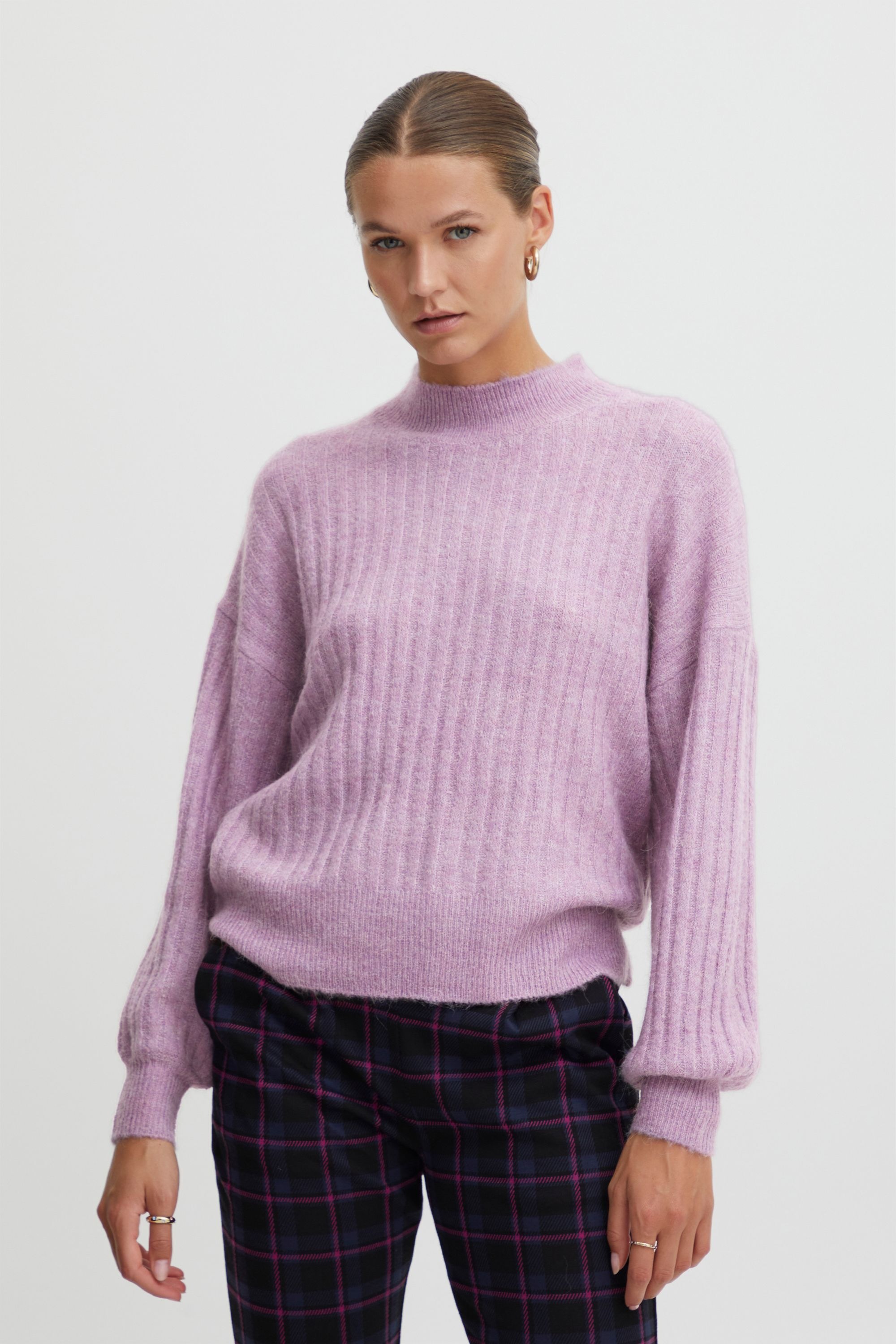 Ichi Strickfleece-Pullover »Strickpullover IHKamara«