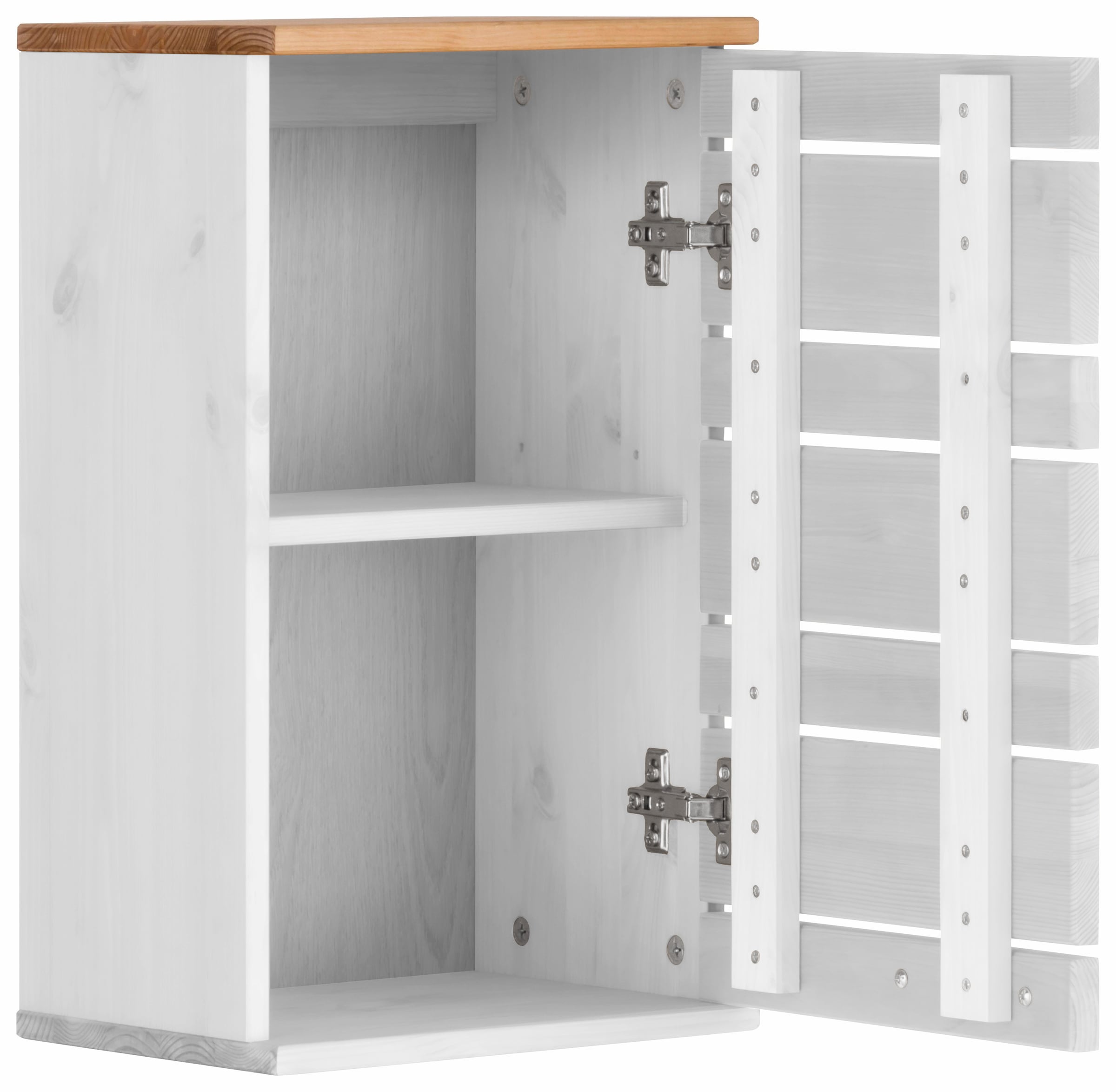 Home affaire Hängeschrank »JOSIE« Breite 30 cm, aus Massivholz, verstellbarer Einlegeboden, Metallgriff