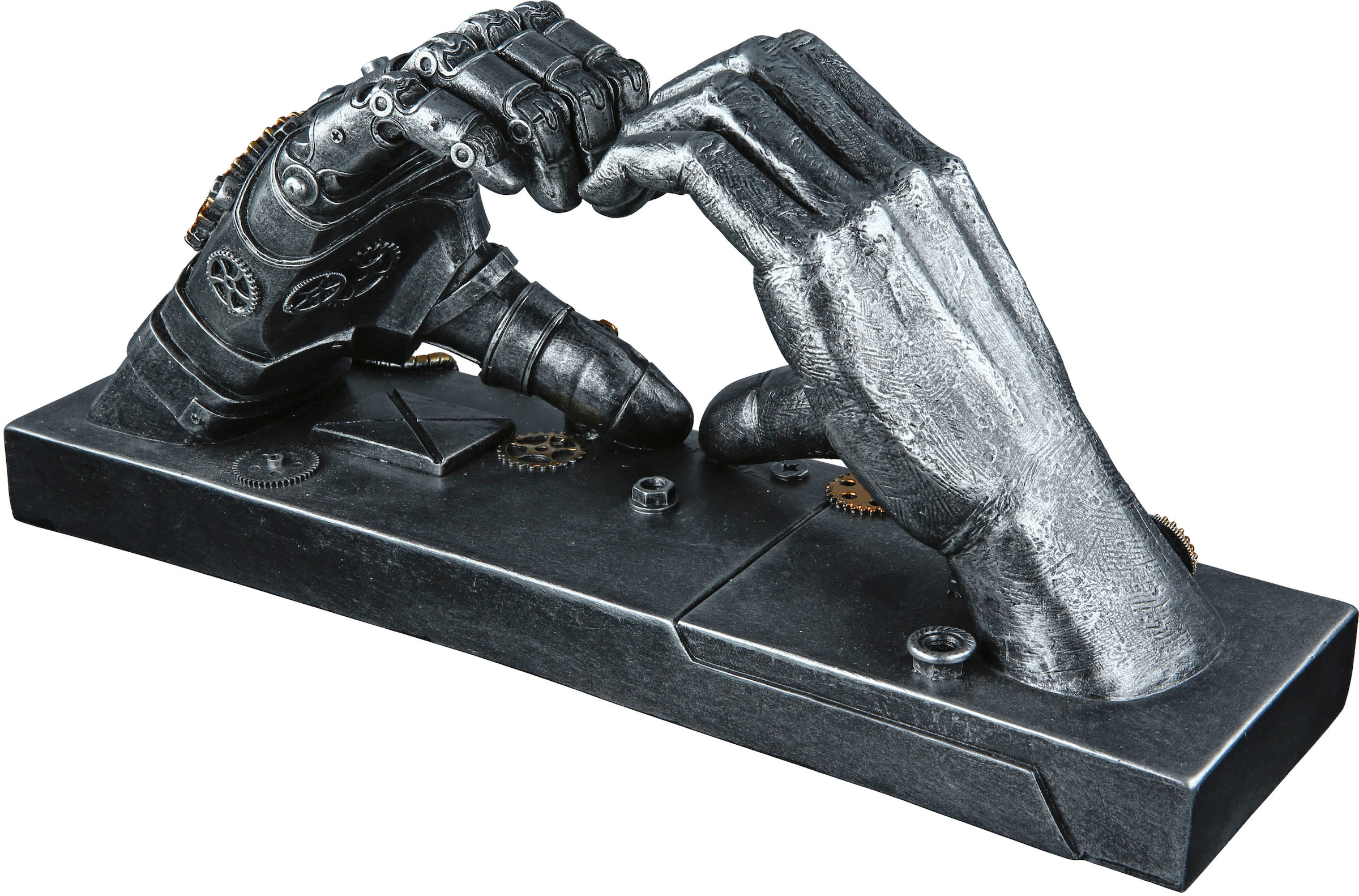Casablanca by Gilde Dekofigur »Skulptur Steampunk Hand, silber«, silberfarben