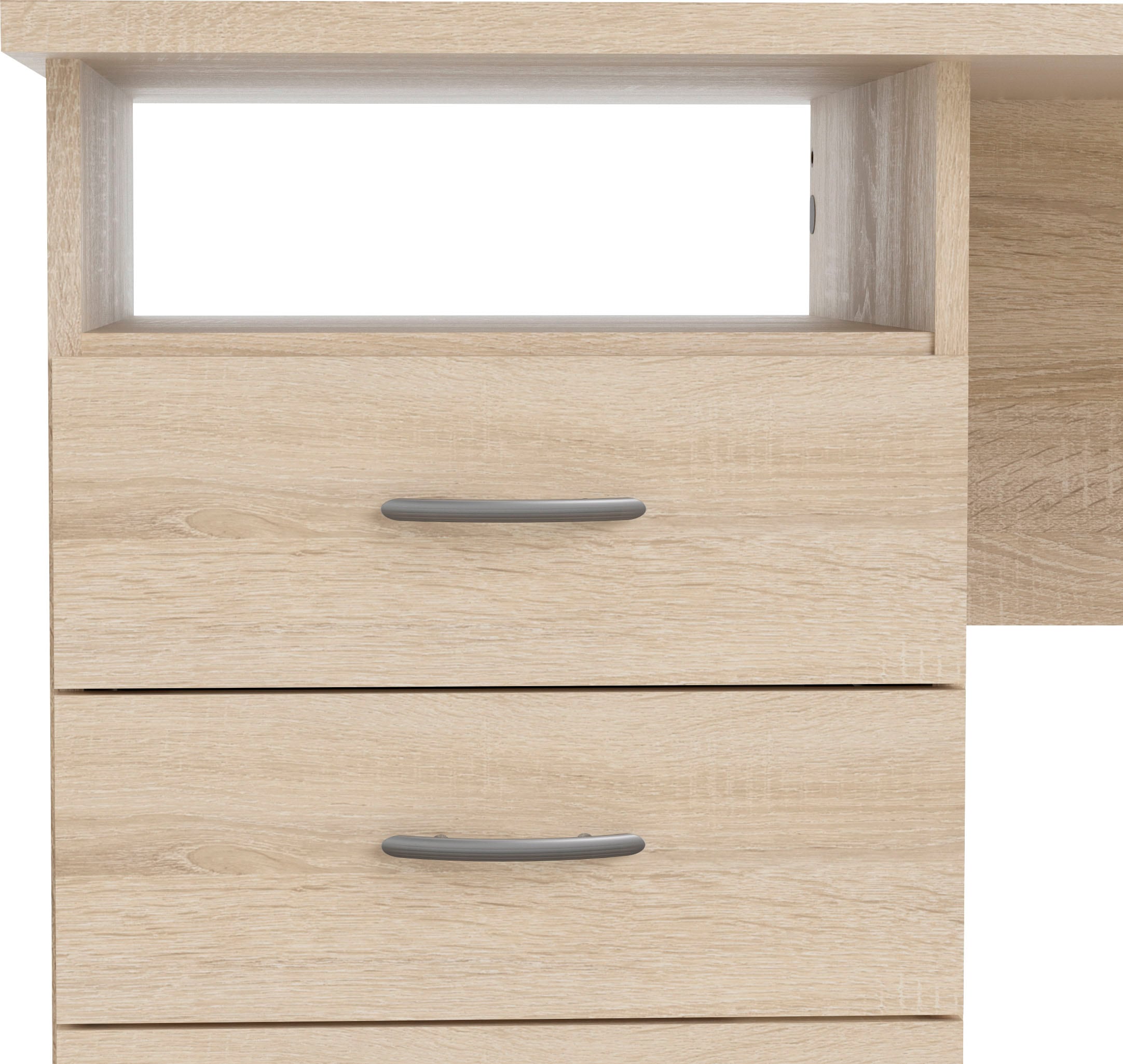 INOSIGN Schreibtisch »Function Plus, Arbeitstisch, Bürotisch«, Computertisch mit 3 Schubladen, Breite 120 cm, Tiefe 48 cm