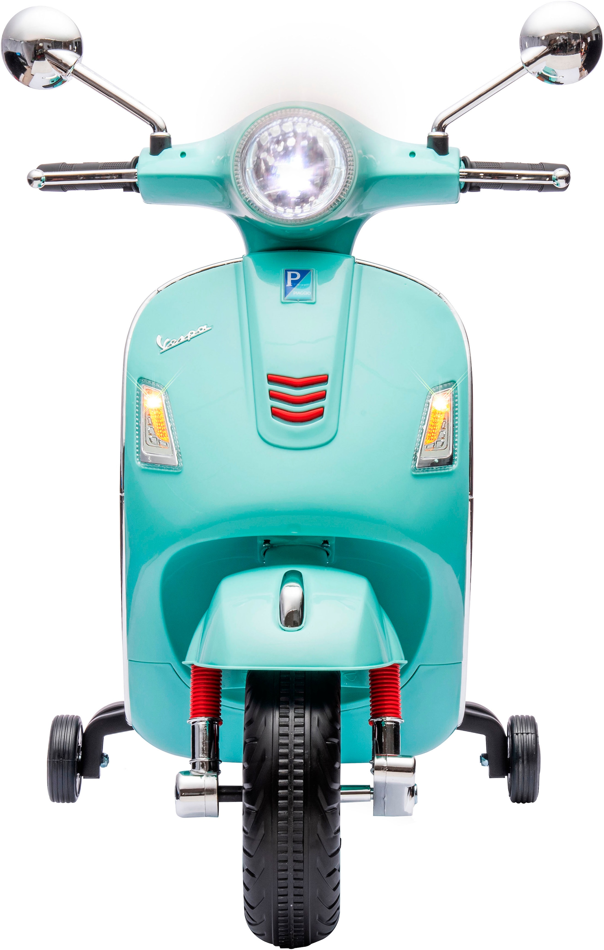 Jamara Elektro-Kinderroller »Ride-on Vespa GTS 125 mintgrün 12V«, ab 3 Jahren, bis 30 kg, mit Licht