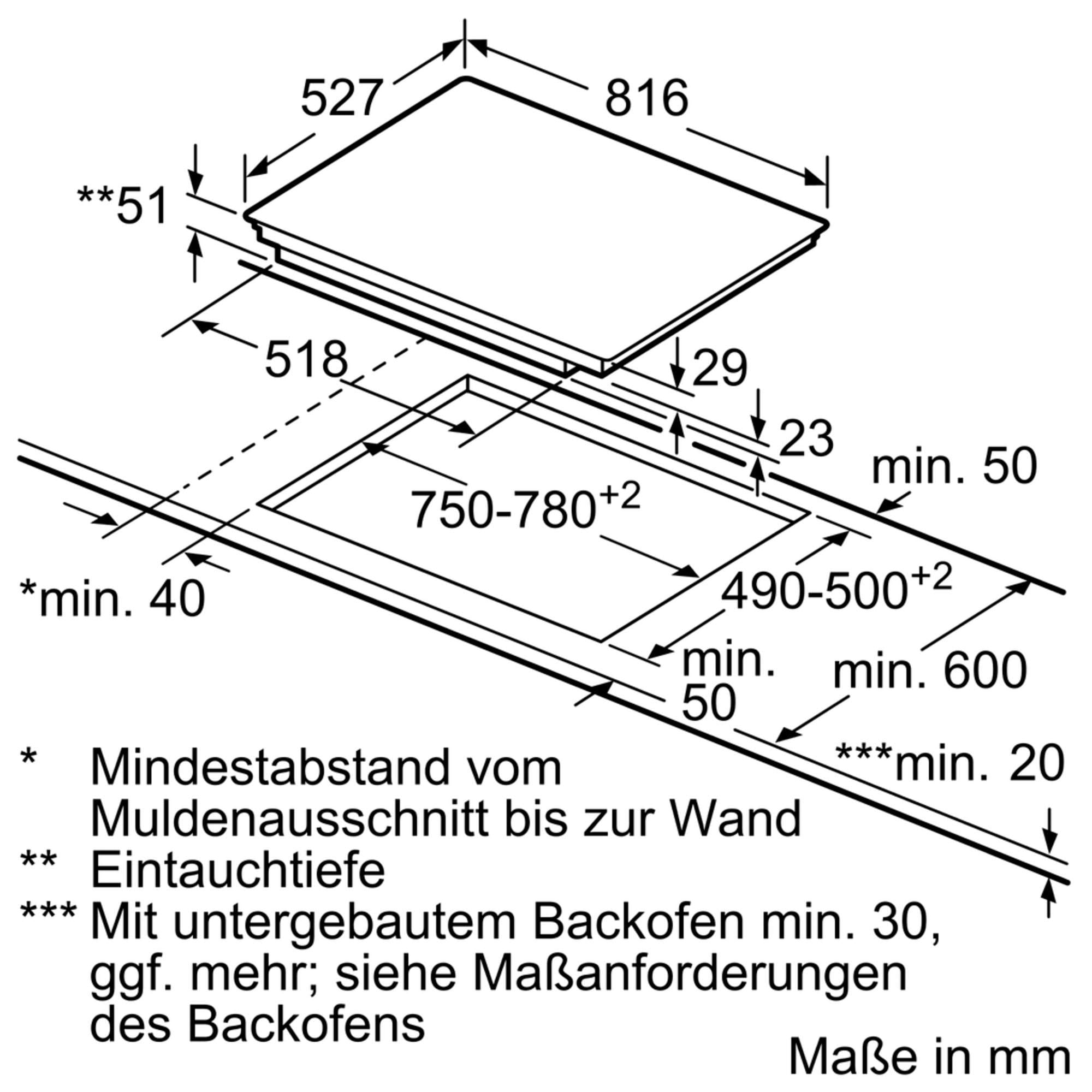 BOSCH Flex-Induktions-Kochfeld von SCHOTT CERAN® »PXY875DW4E«, mit DirectSelect Premium