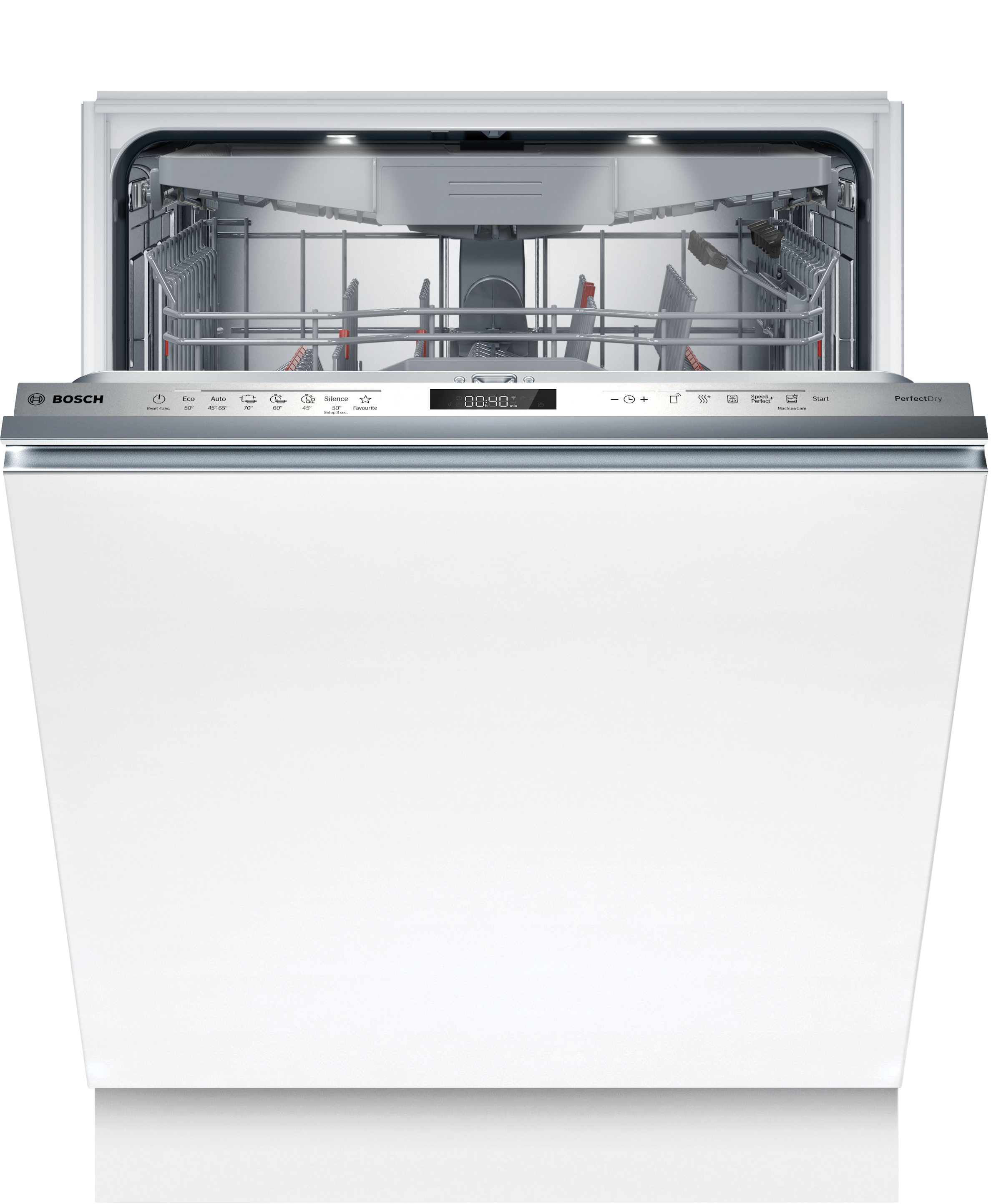 BOSCH vollintegrierbarer Geschirrspüler Serie 6 »SBV6ZCX25E« 14 tlg. Maßgedecke Time Light - Restzeit wird auf Küchenboden projiziert,  Rack Matic