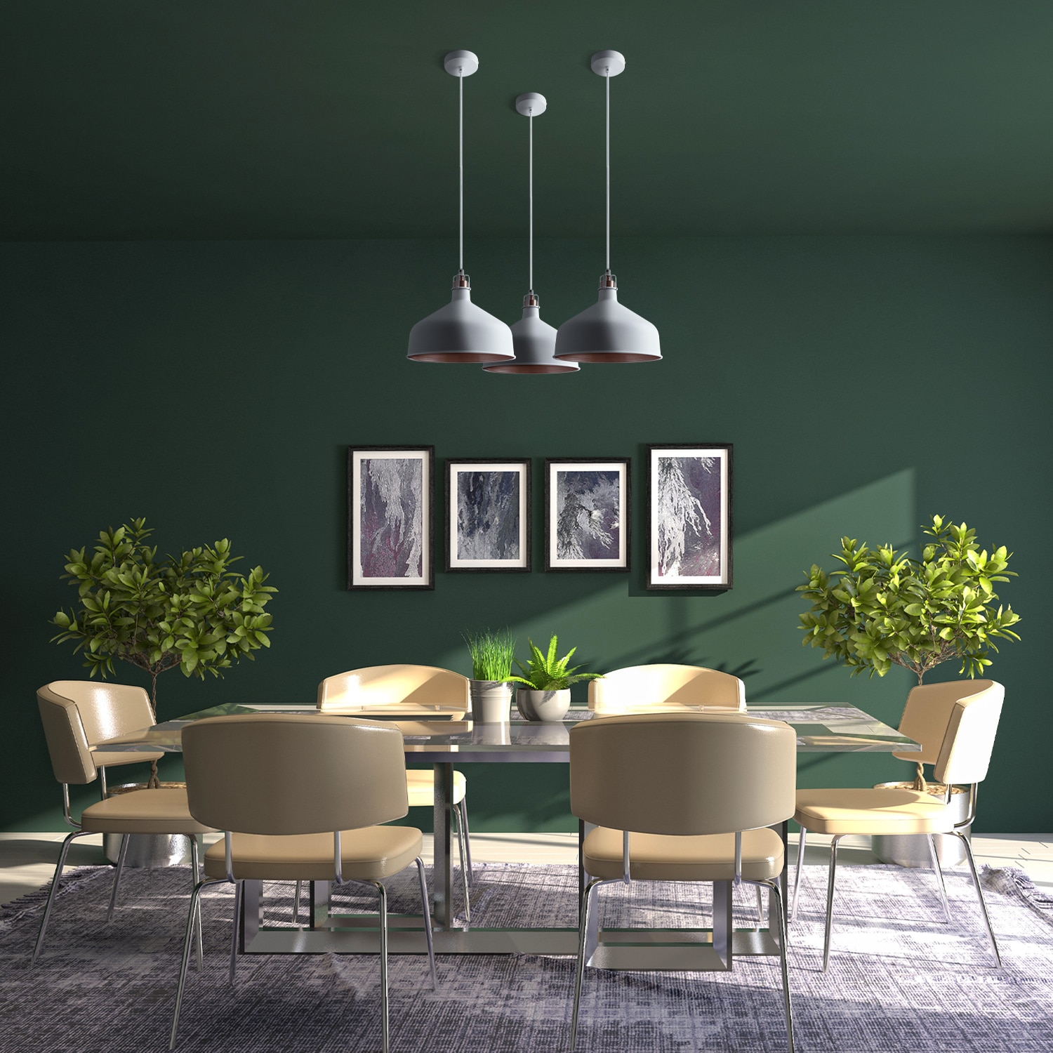 Paco Home Pendelleuchte »JAMES« E27 Küchenlampe Hängend Hängelampe Esszimmer Esstischlampe Industrial