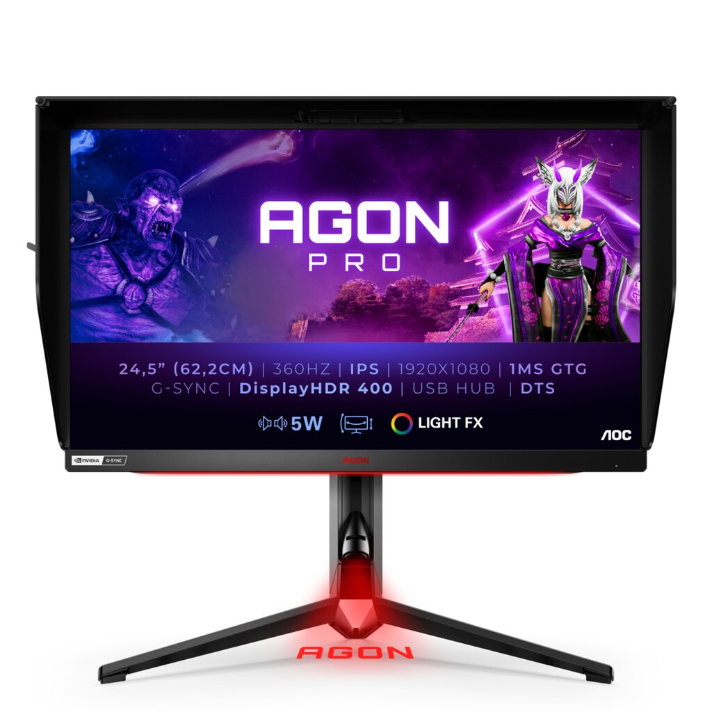 AOC Gaming-Monitor »AG254FG«, 62,2 cm/24,5 Zoll, 1920 x 1080 px, Full HD, 1 ms Reaktionszeit, 360 Hz