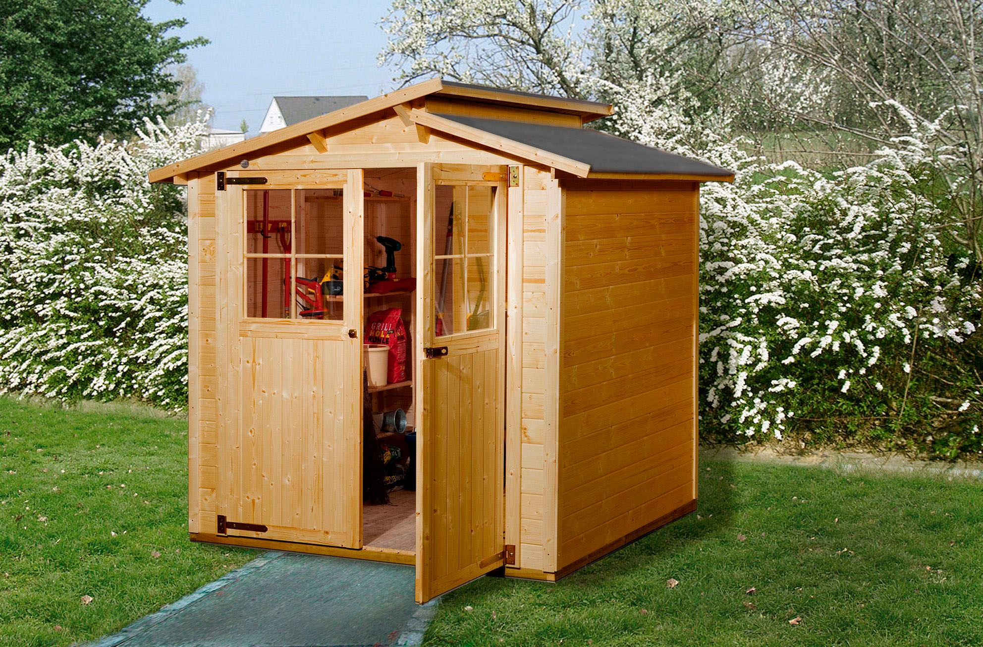 weka Gartenhaus »323 Gr.1, lasiert, 19 mm«