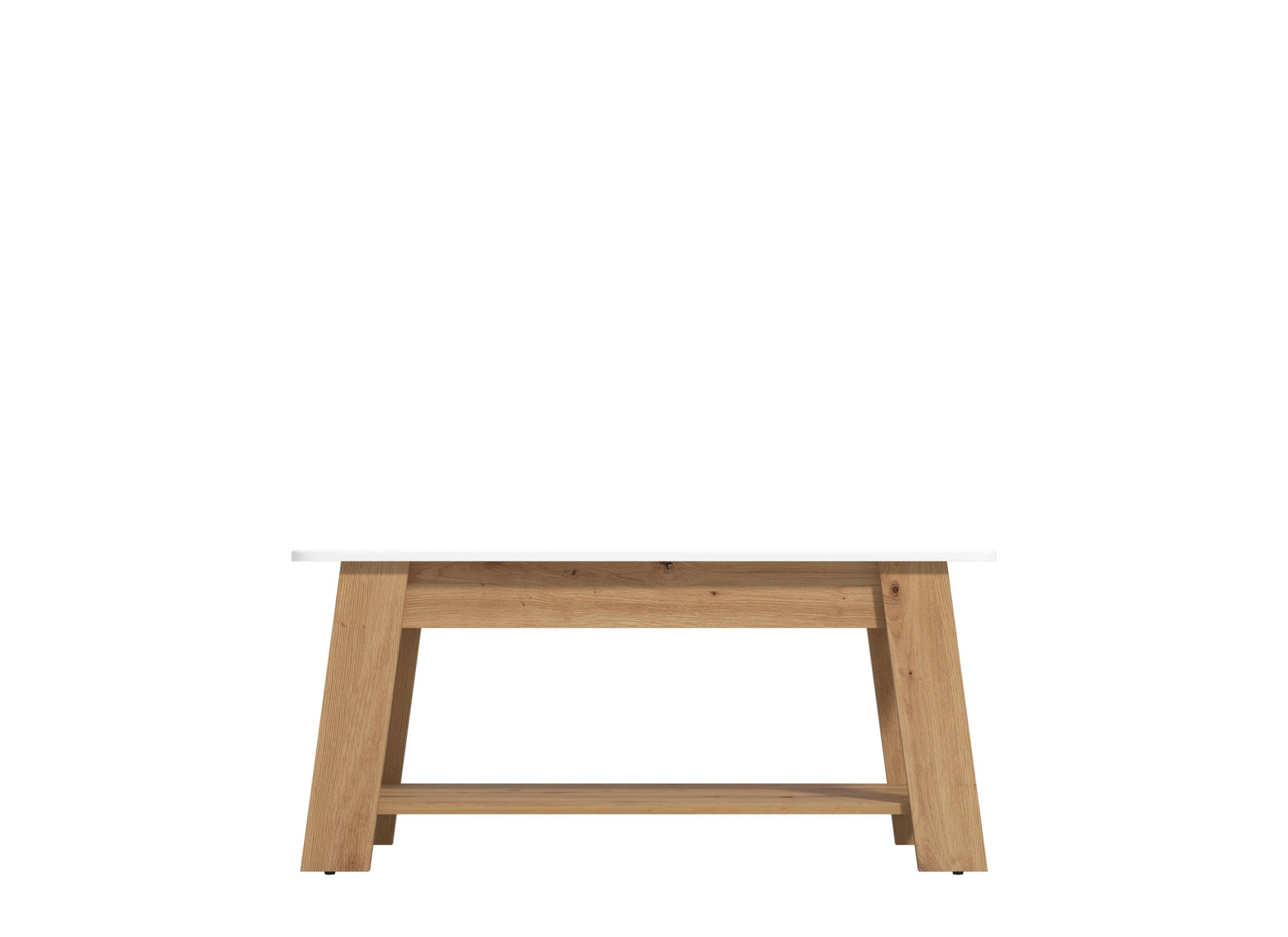 Home affaire Couchtisch »Piave Kaffeetisch, 101 cm, in trendigen Farben, modern«, mit Ablage, rechteckig, Artisan Eiche, ideal für kleine Räume