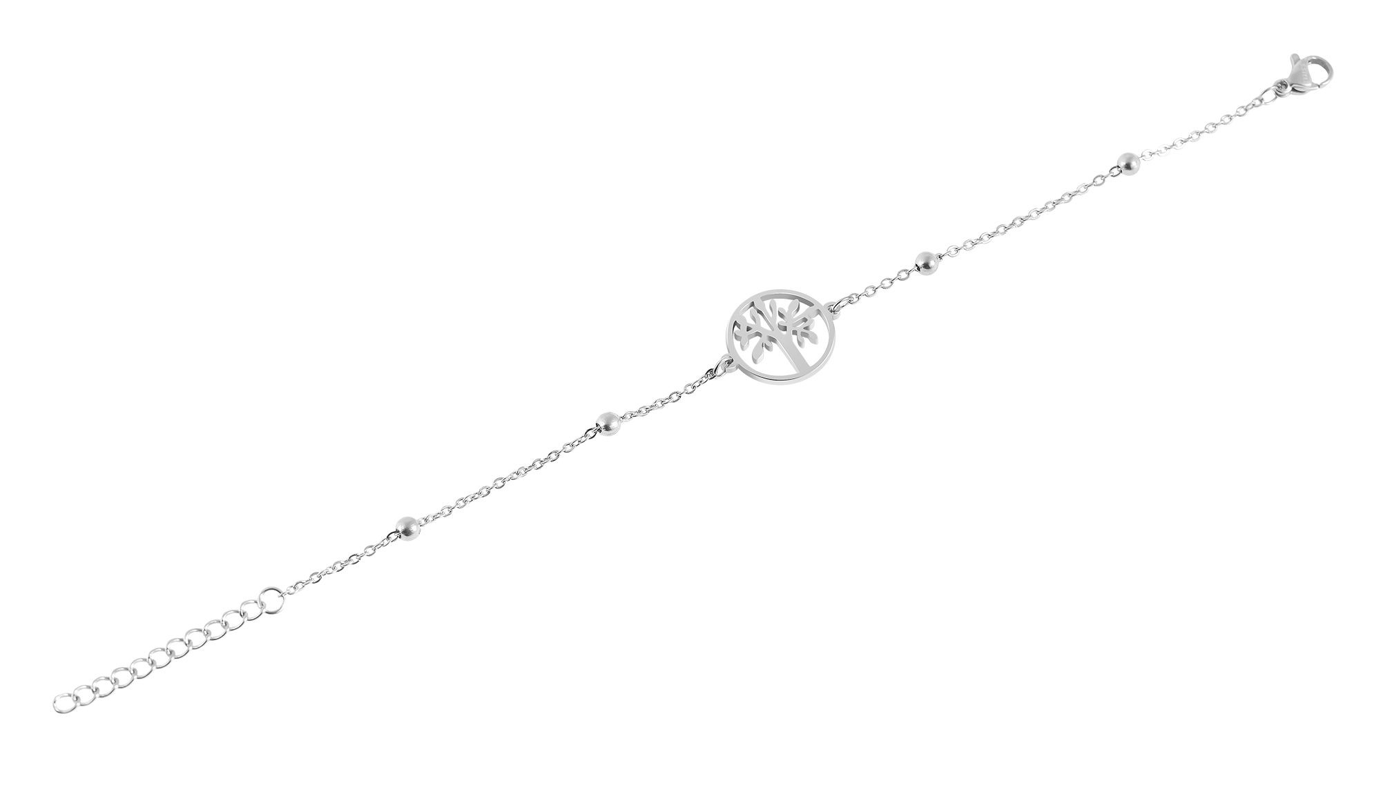 Adelia´s Armband »Damen Armband ¿ Lebensbaum aus Edelstahl 17+3 cm«