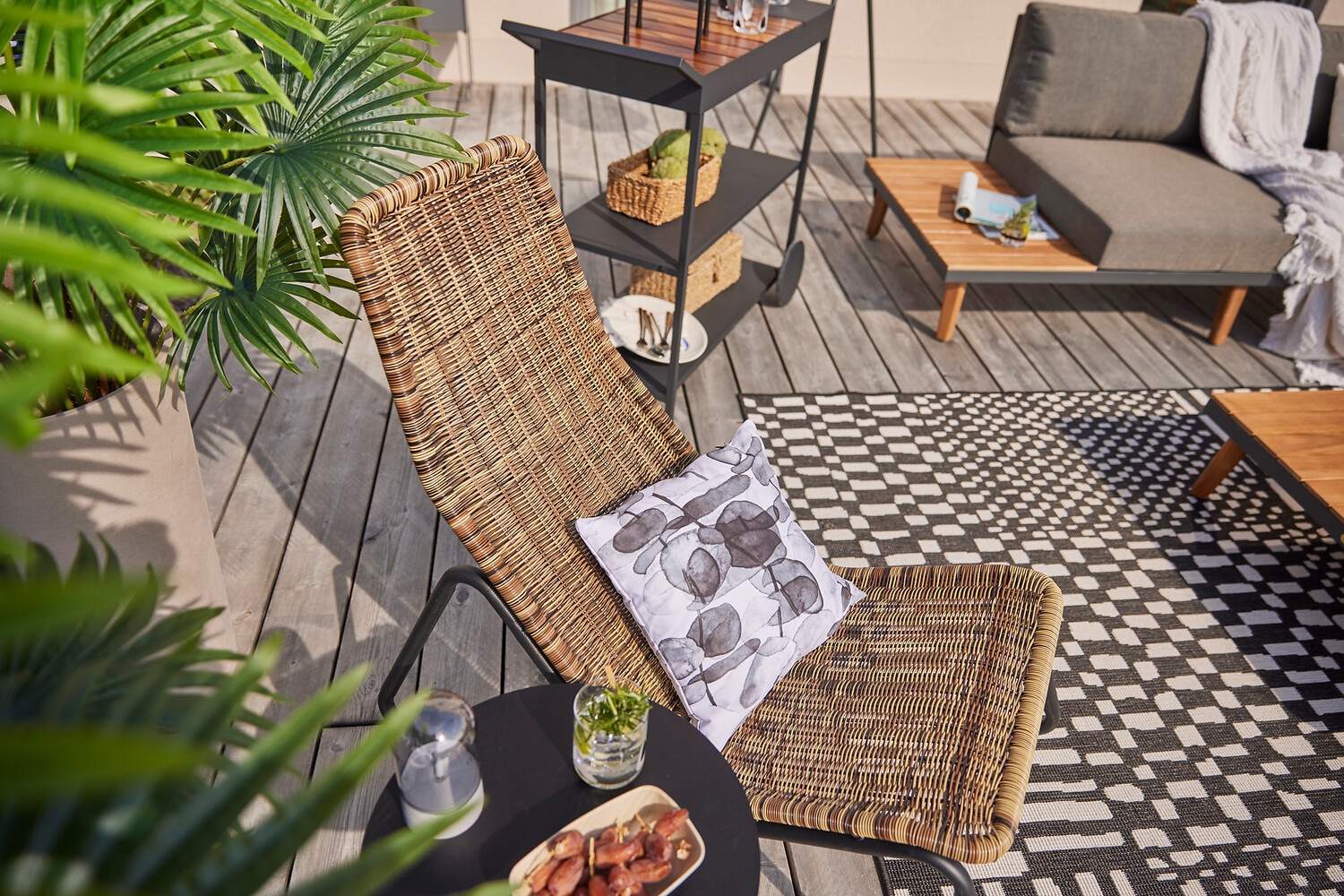 Bruno Banani Dekokissen »Eukalyptus - Kissenhülle - Kissenbezug« 40x40cm - mit Reißverschluss