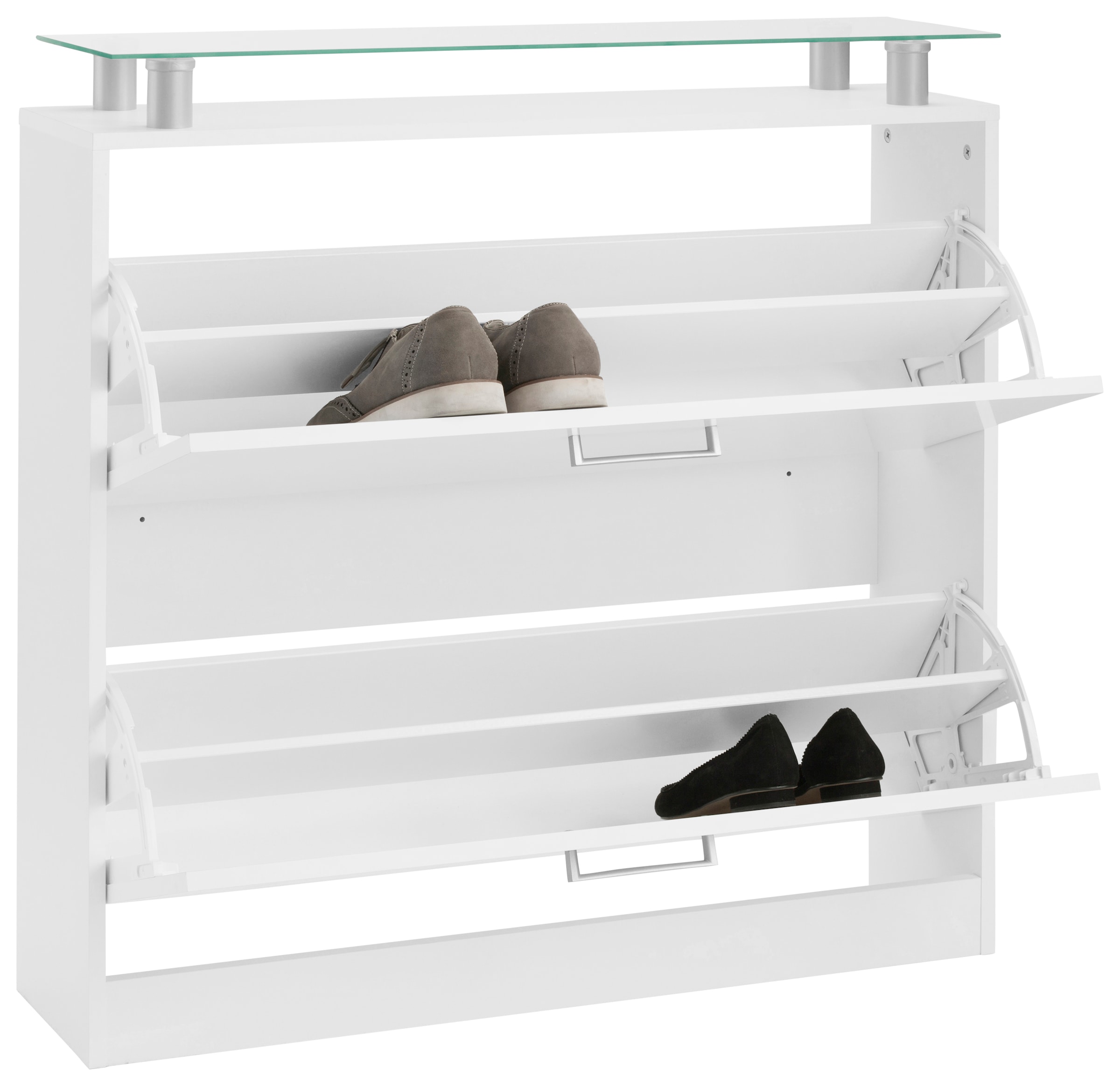 borchardt Möbel Schuhschrank »Finn«, Breite 89 cm, mit Glasablage