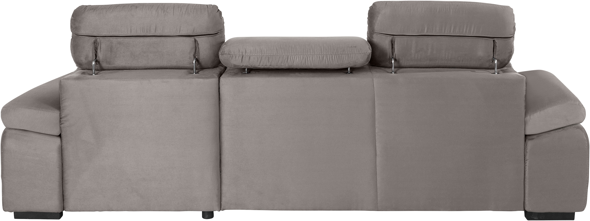 COTTA Ecksofa »Lola L-Form mit Kopfteilfunktion & Hocker« wahlweise mit Bettfunktion, Bettkasten & Armteilverstellung