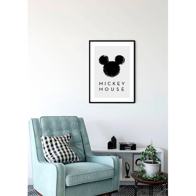 kaufen Silhouette«, online Wohnzimmer (1 Schlafzimmer, Kinderzimmer, Poster St.), XXL »Mickey Garantie mit Komar Jahren Disney, | 3 Mouse