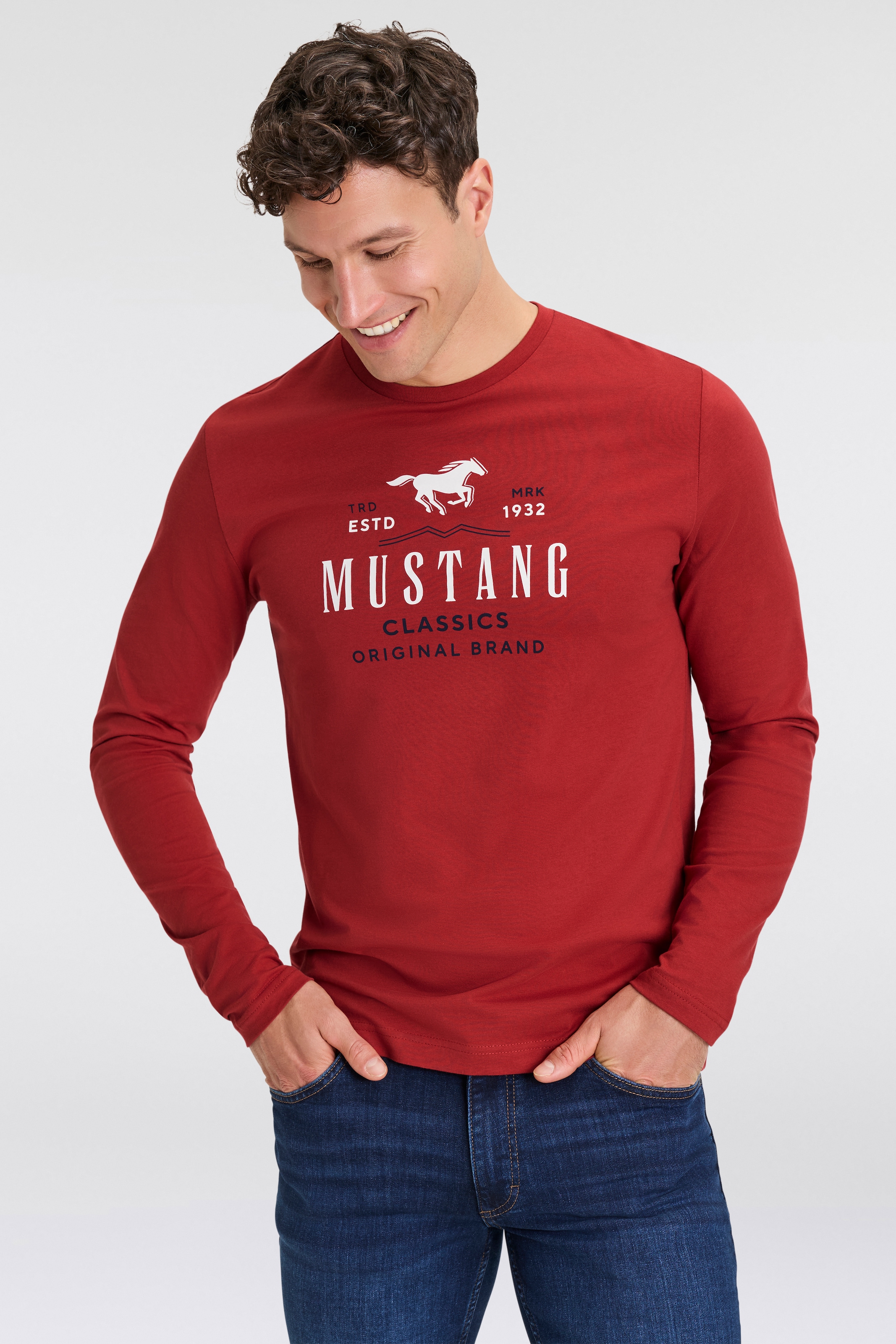 MUSTANG Langarmshirt »Style Adrian«