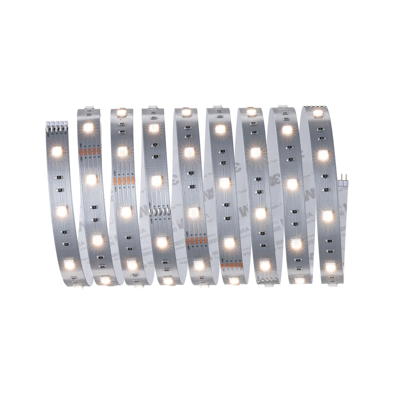 Paulmann LED-Streifen »MaxLED 250 Stripe 2,5m RGBW IP20 3000K 17W 24V Silber«, 1 St.-flammig