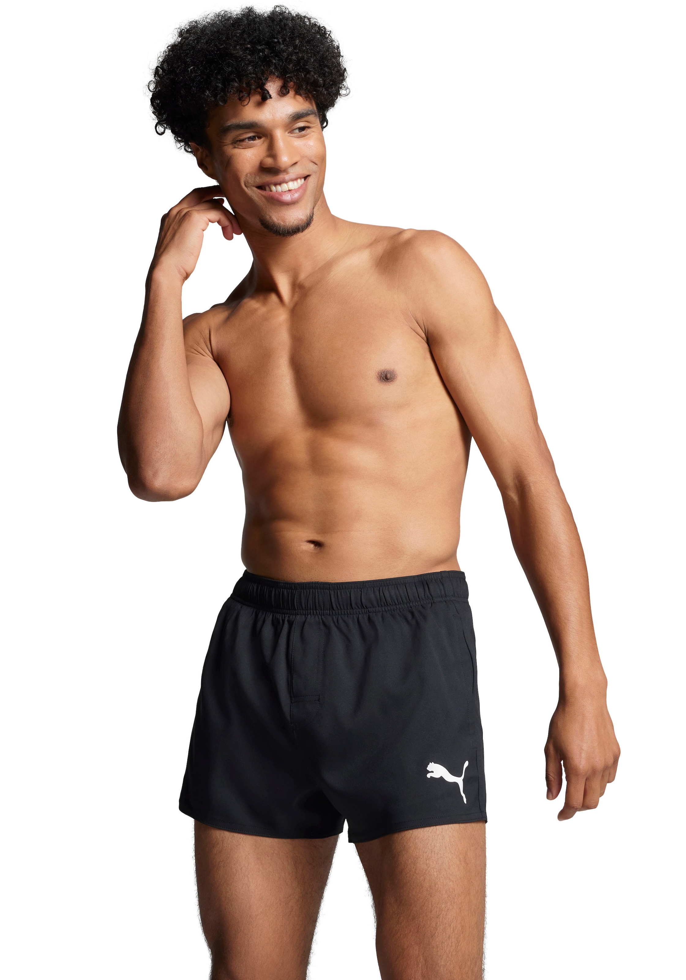 PUMA Badeshorts »PUMA SWIM MEN SHORT SHORTS 1P« mit Seitentaschen