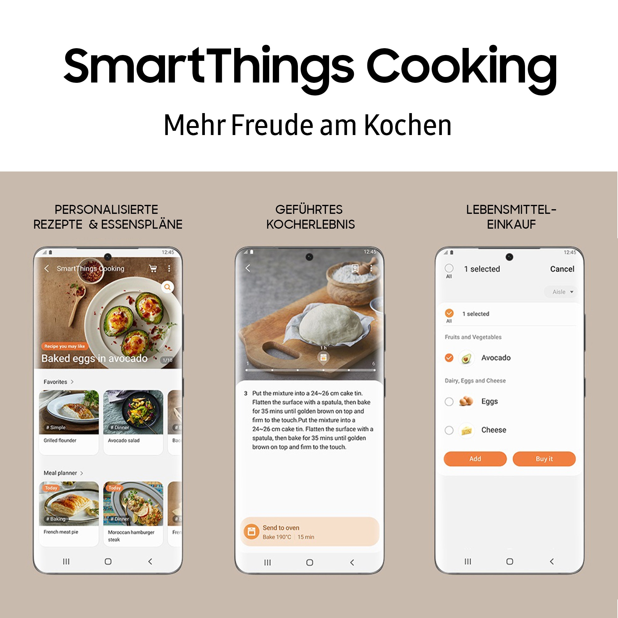 Samsung Einbaubackofen  »NV7B4550VAS/U1«, Pyrolyse-Selbstreinigung, Dual Cook Flex