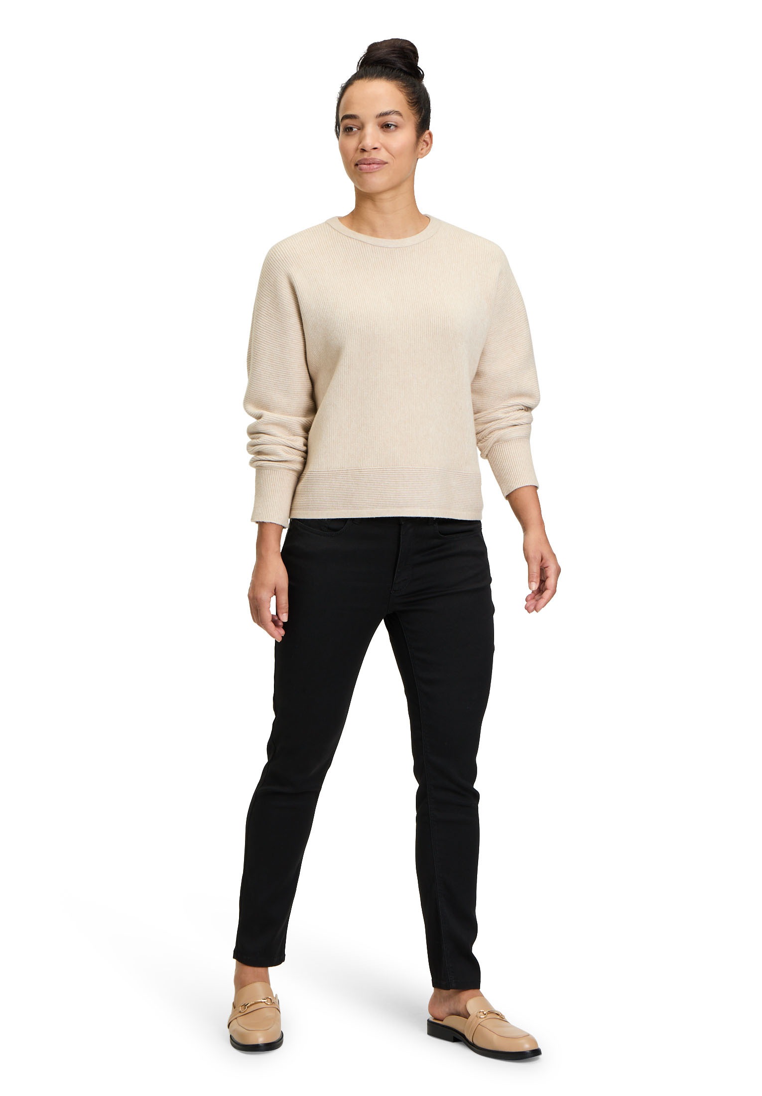 Betty&Co Strickpullover »Strickpullover mit Struktur«