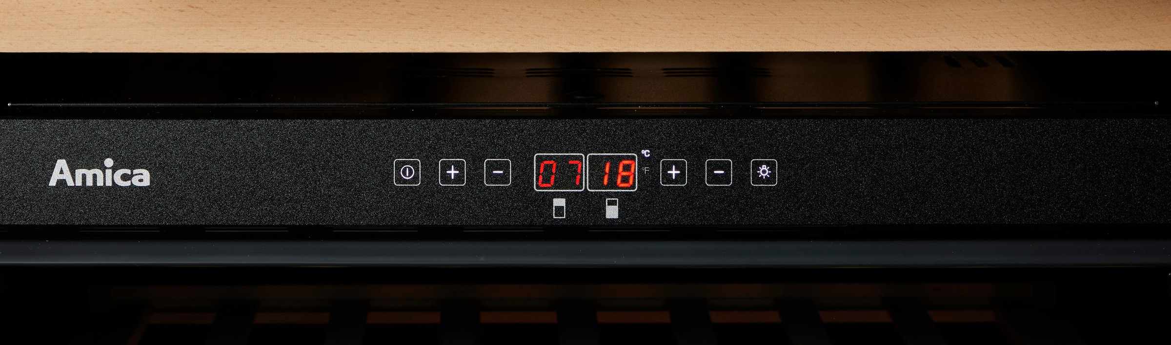 Amica Weinkühlschrank »WK 348 100 S«, für 117 Standardflaschen á 0,75l, Standkühlschrank
