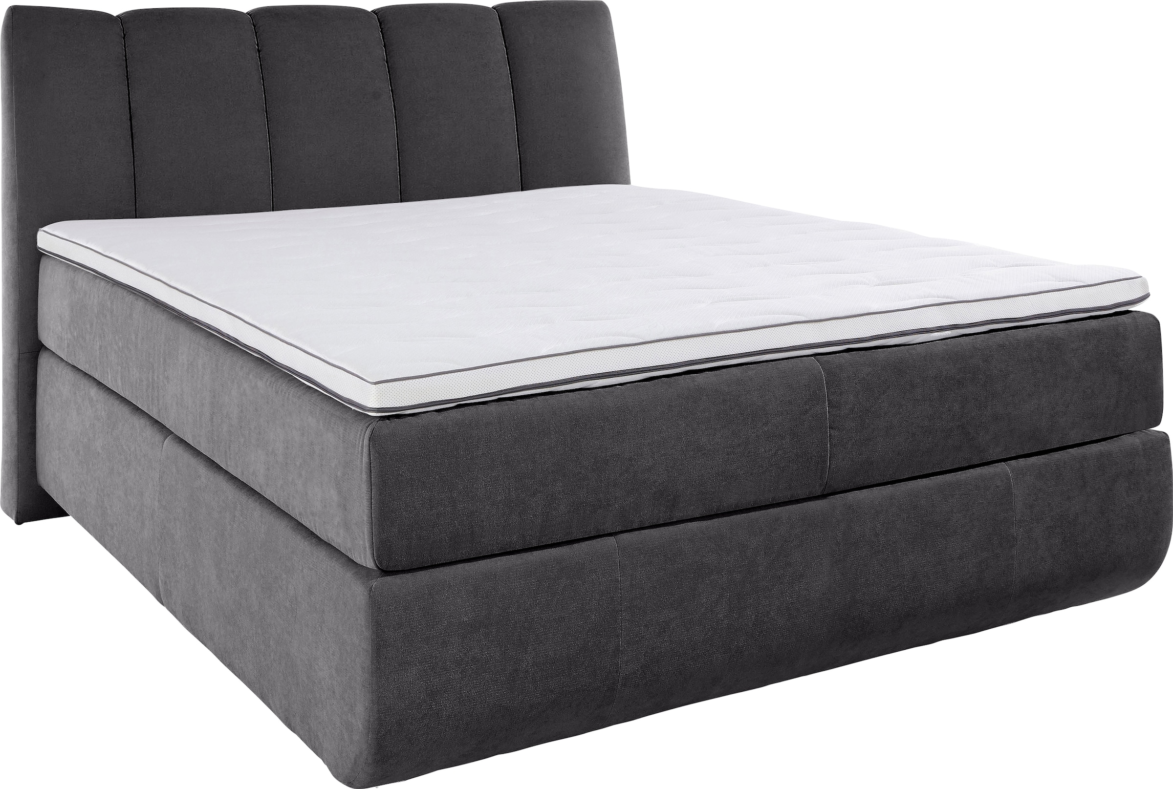 Home affaire Boxspringbett »Océane« Bodenfrei- wirkt freischwebend, verschiedene Härtegrade (auch H4)