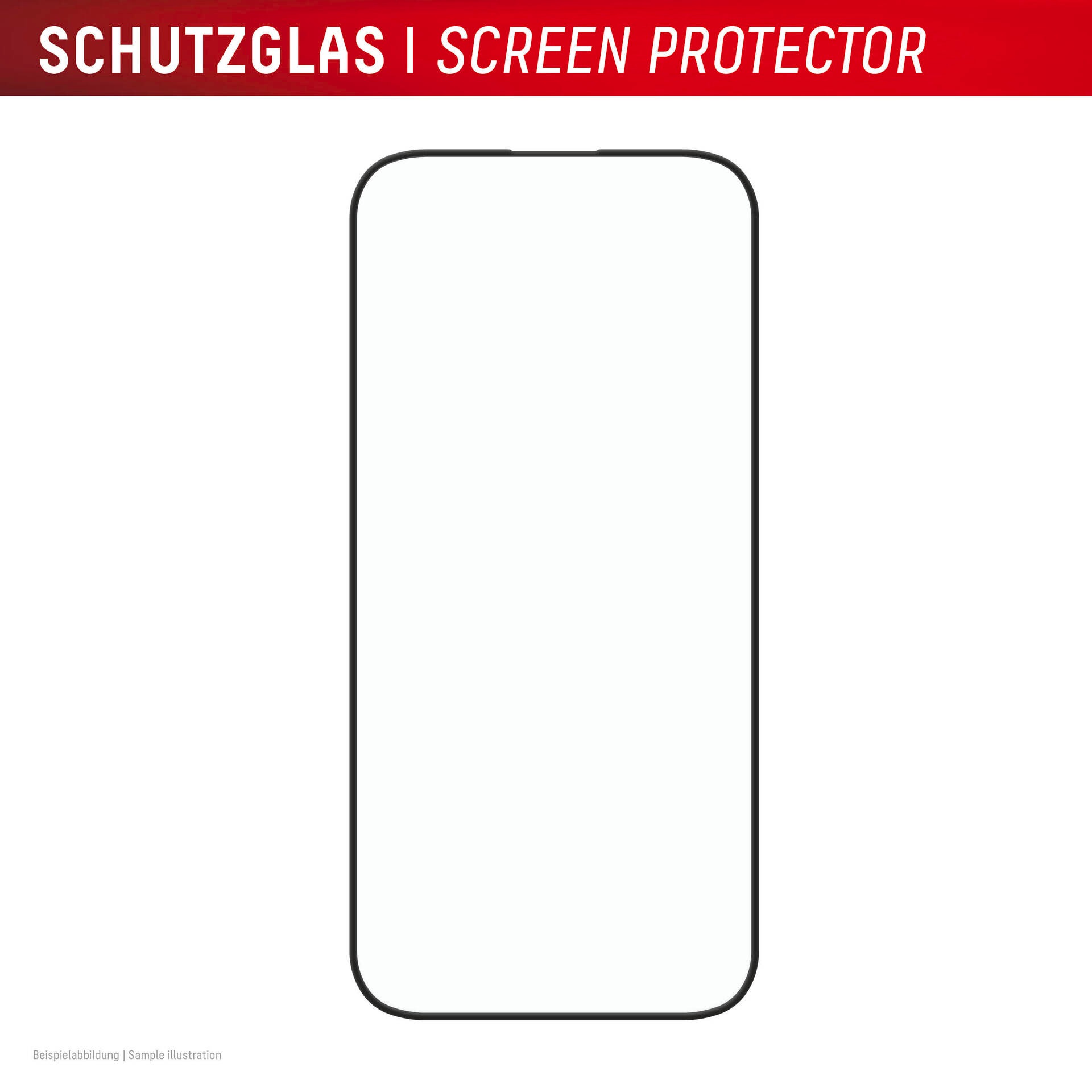 Displex Displayschutzglas »Premium Glass Full Cover Anti-Reflex«, für Apple iPhone 16 Pro Max, (1 St.), Displayschutzfolie, Schutzfolie, Bildschirmschutz, kratz- & stoßfest