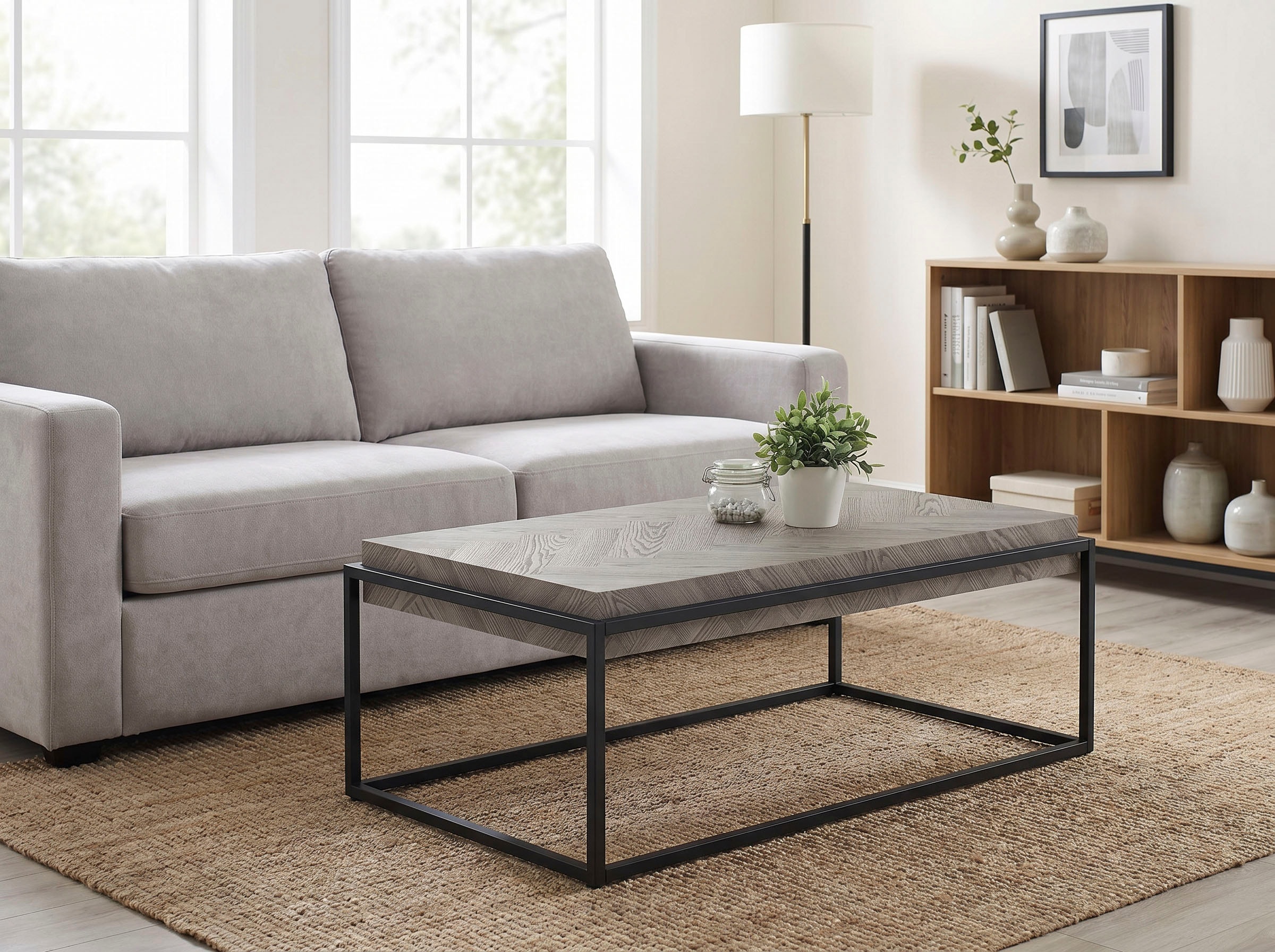 HELA Couchtisch »CARLOS« 1 Stk. tlg. Tischplatte 100 mm stark