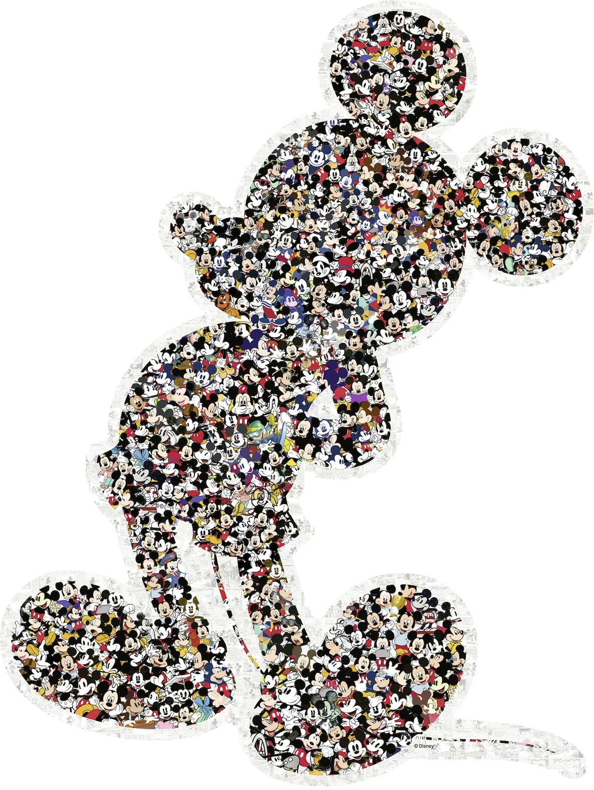 Konturenpuzzle »Shaped Mickey«, Made in Germany, FSC® - schützt Wald - weltweit