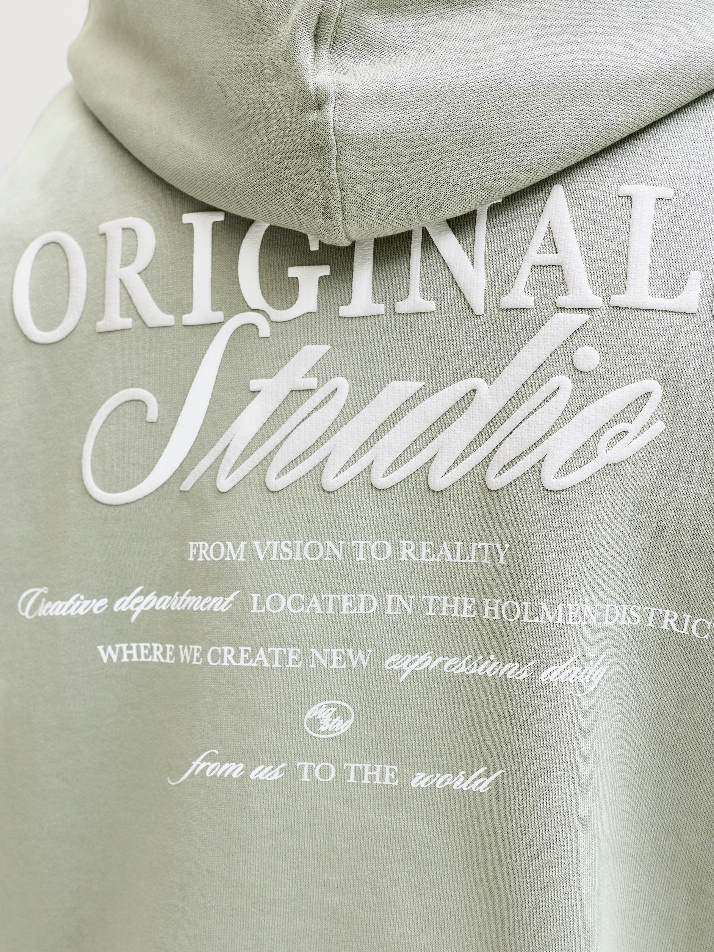 Jack & Jones Junior Kapuzensweatshirt »JORNORREBRO TYPO BACK SWEAT HOOD SN JNR«, Baumwollmischung, relaxed fit, Langarm
