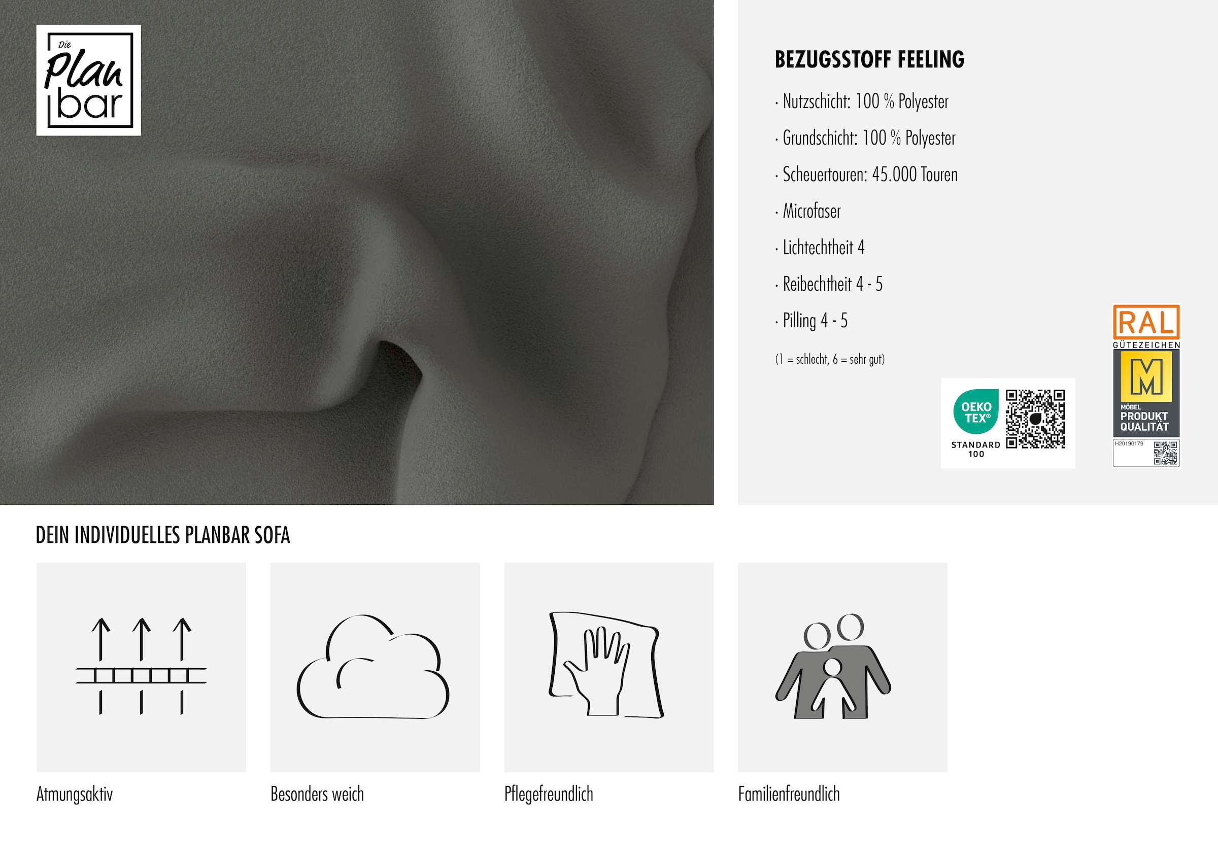 Die PlanBar Sessel »PP-PF23182, Sitzhöhe 46 cm« Federkernpolsterung, frei im Raum stellbar