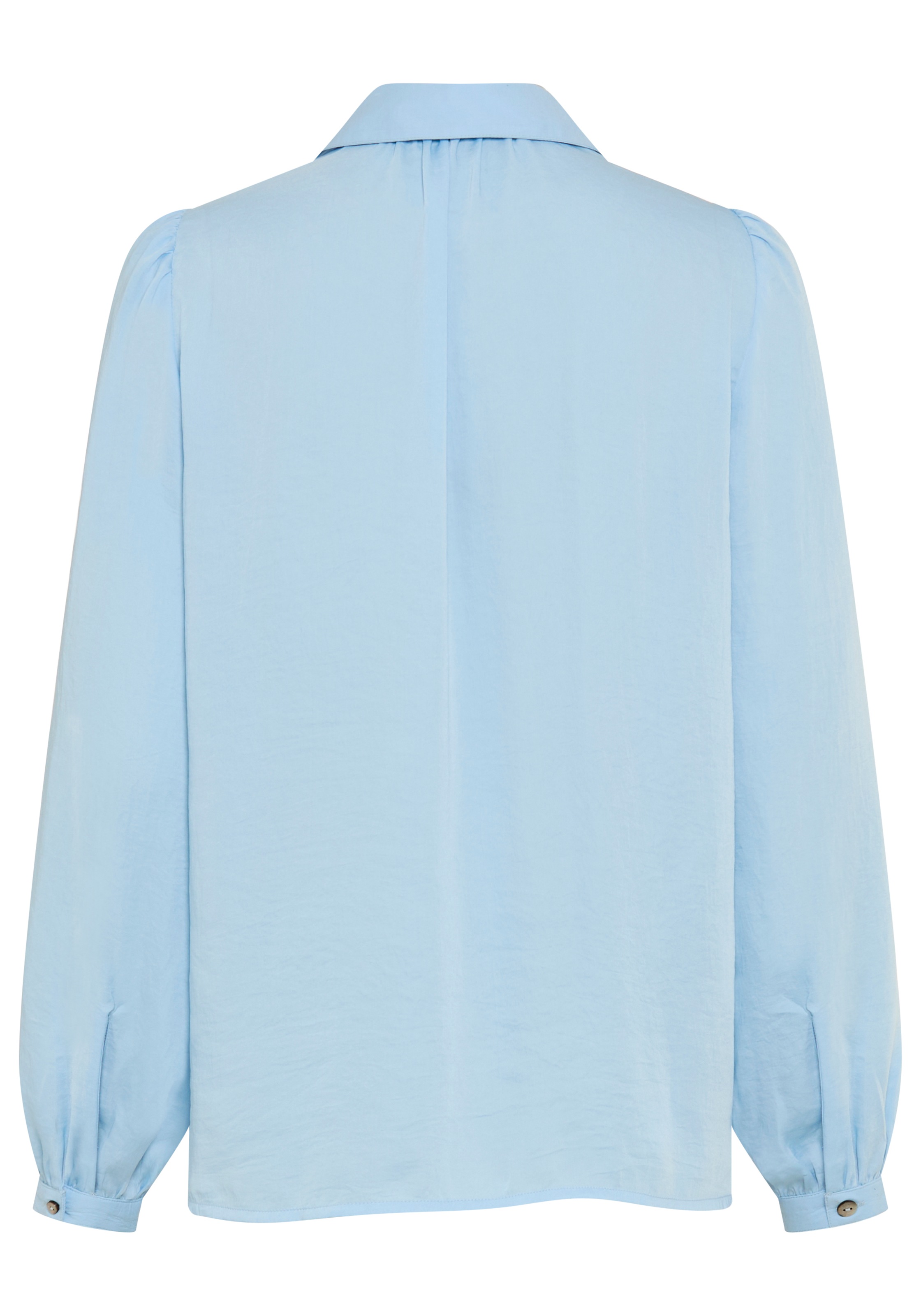 Laura Scott Klassische Bluse in crinkle Optik, für einen leichten Knitter-Effekt, bügelfrei