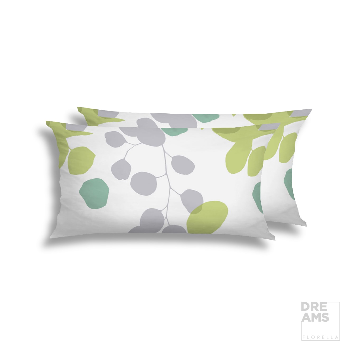 Florella Kissenbezüge »Aluna, Soft-Seersucker, 100 % BW, Doppelpack, für 2 Kissen 40x80 cm«, (2 St.)