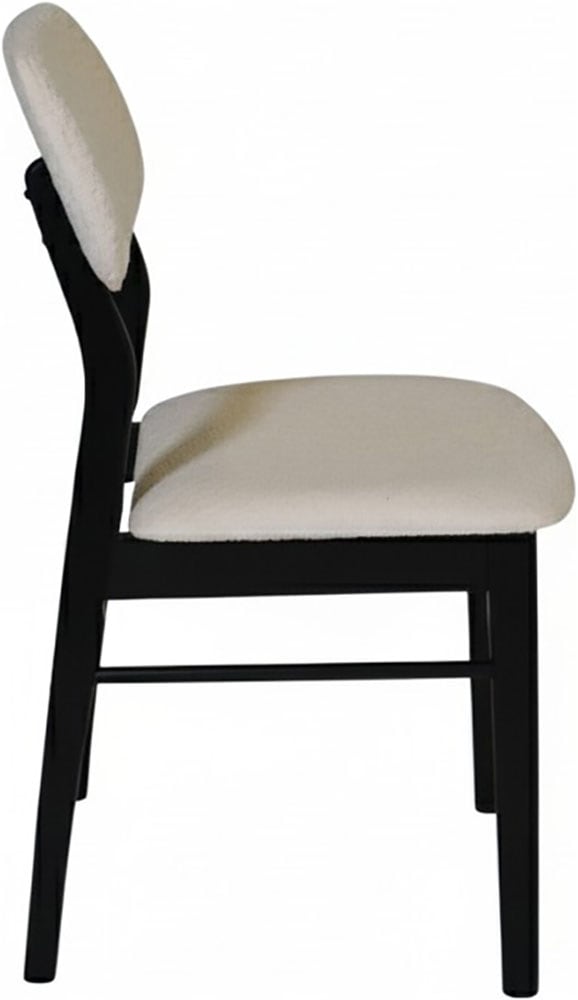 Jahnke Esszimmerstuhl »JOY SIT DUO« (Set) Esszimmerstuhl (2er Set), Massivholz, Boucle-Stoff,bis 110kg belastbar