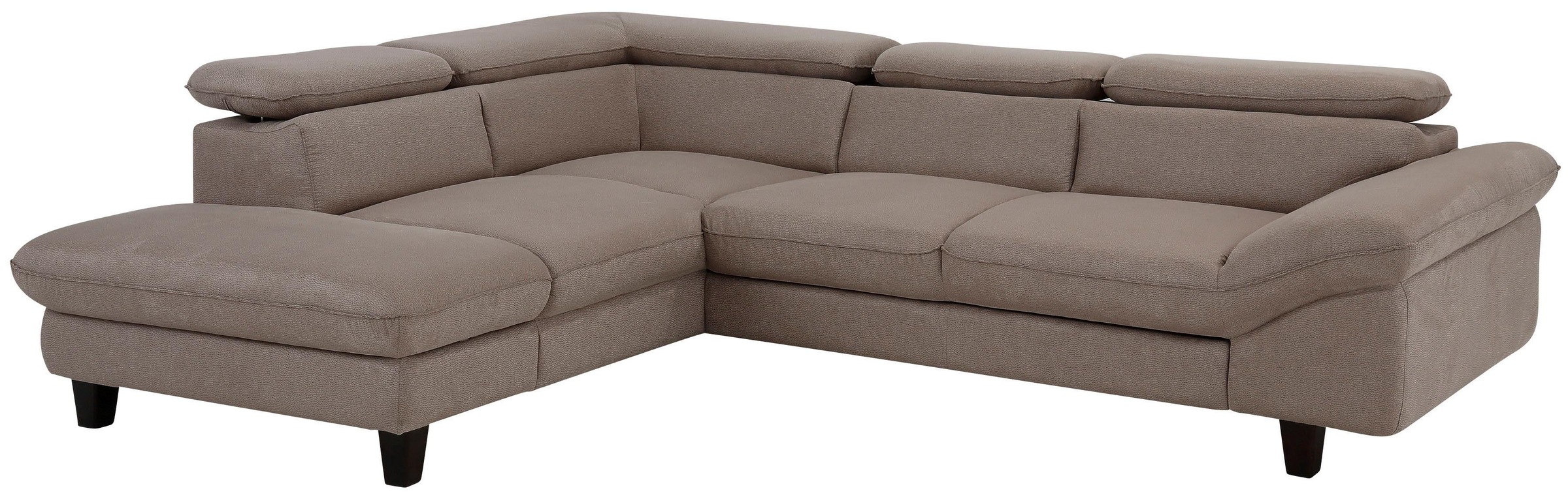 Home affaire Ecksofa »Pilot L-Form«, mit Kopfteilverstellung, wahlweise mit Bettfunktion & Bettkasten