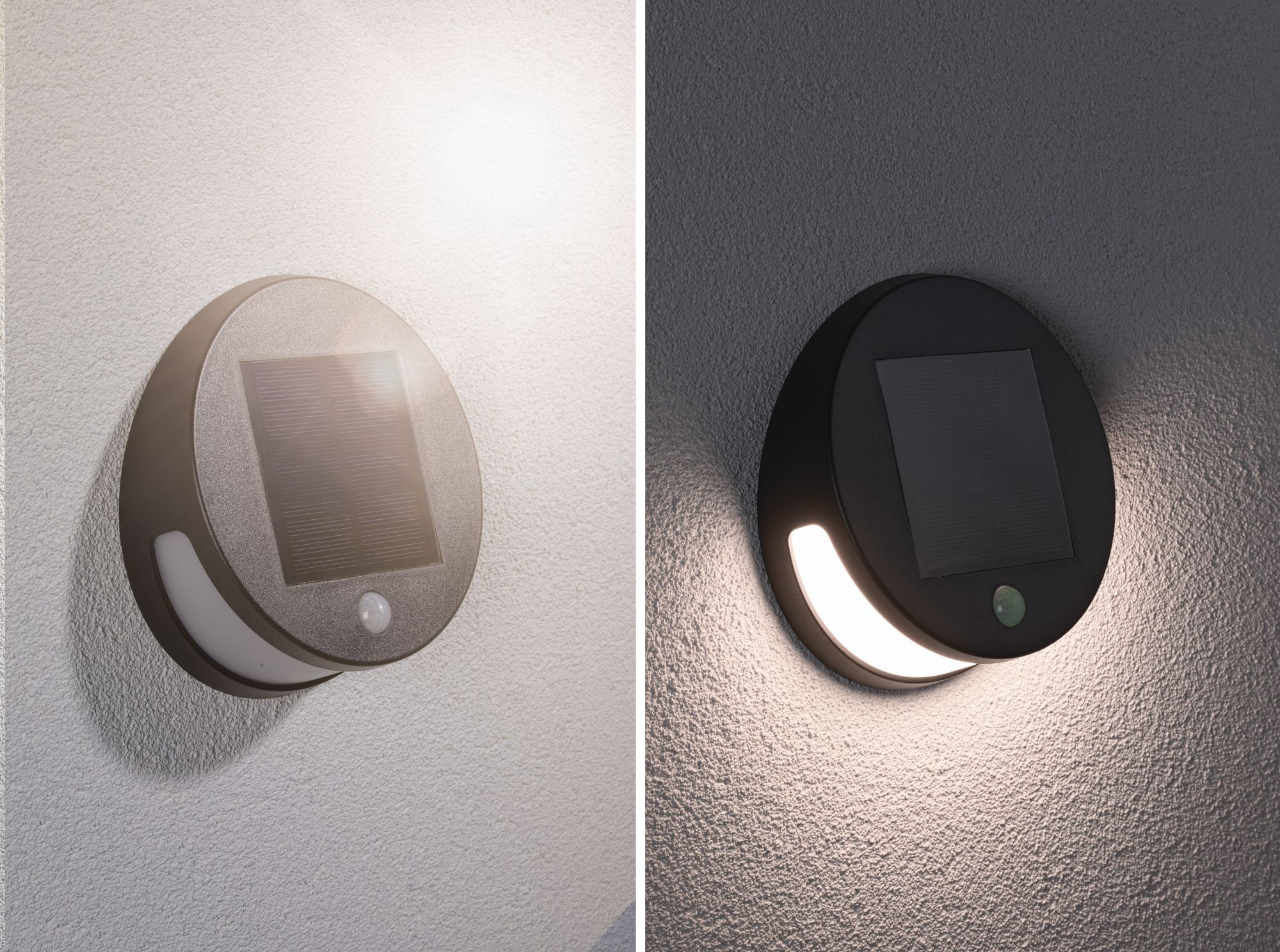 Paulmann LED Außen-Wandleuchte »Helena«, 3 flammig, Leuchtmittel LED-Board | LED fest integriert, LED-Board, Solar, mit Bewegungsmelder