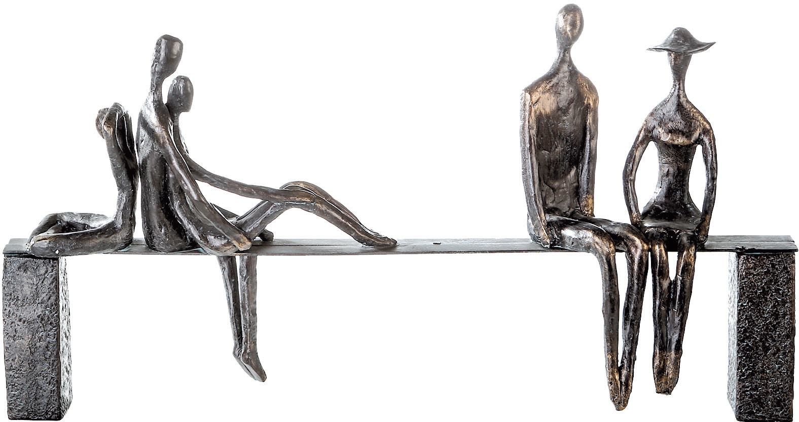 Casablanca by Gilde Dekofigur Dekoobjekt, mit »Skulptur 23 cm, Rechnung kaufen Spruchanhänger, Wohnzimmer auf Höhe Leisure«