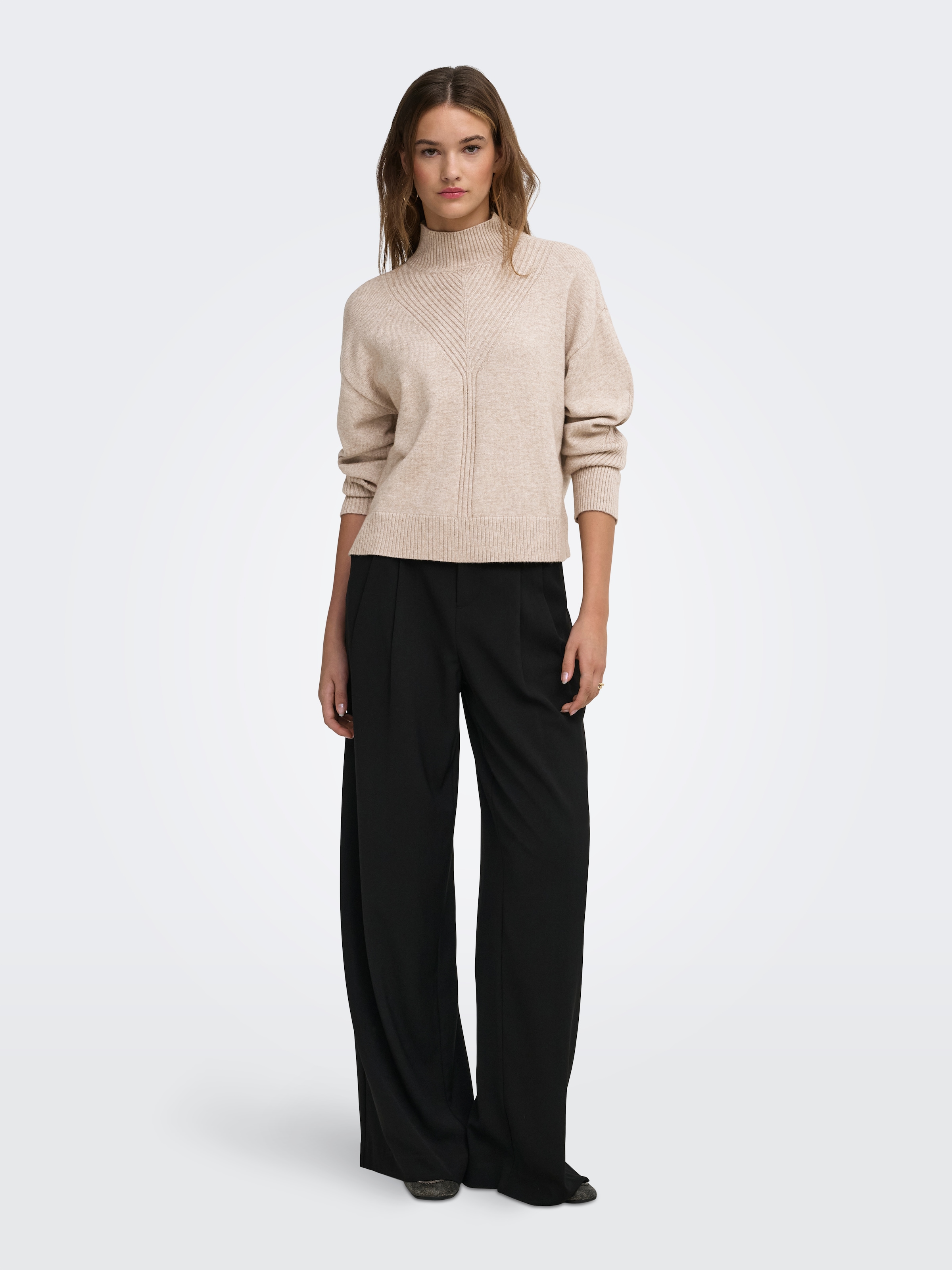 ONLY Stehkragenpullover »ONLPRINCESS LS HIGHNECK KNT« Viskosemischung