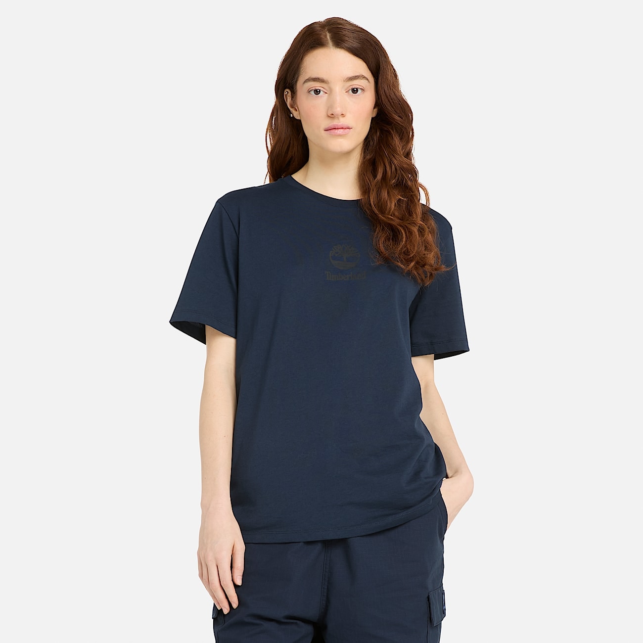 Timberland T-Shirt »Print Stack Logo Short Sleeve Tee« sportlicher Schnitt, Kurzarm, für Sportmode und Casualmode
