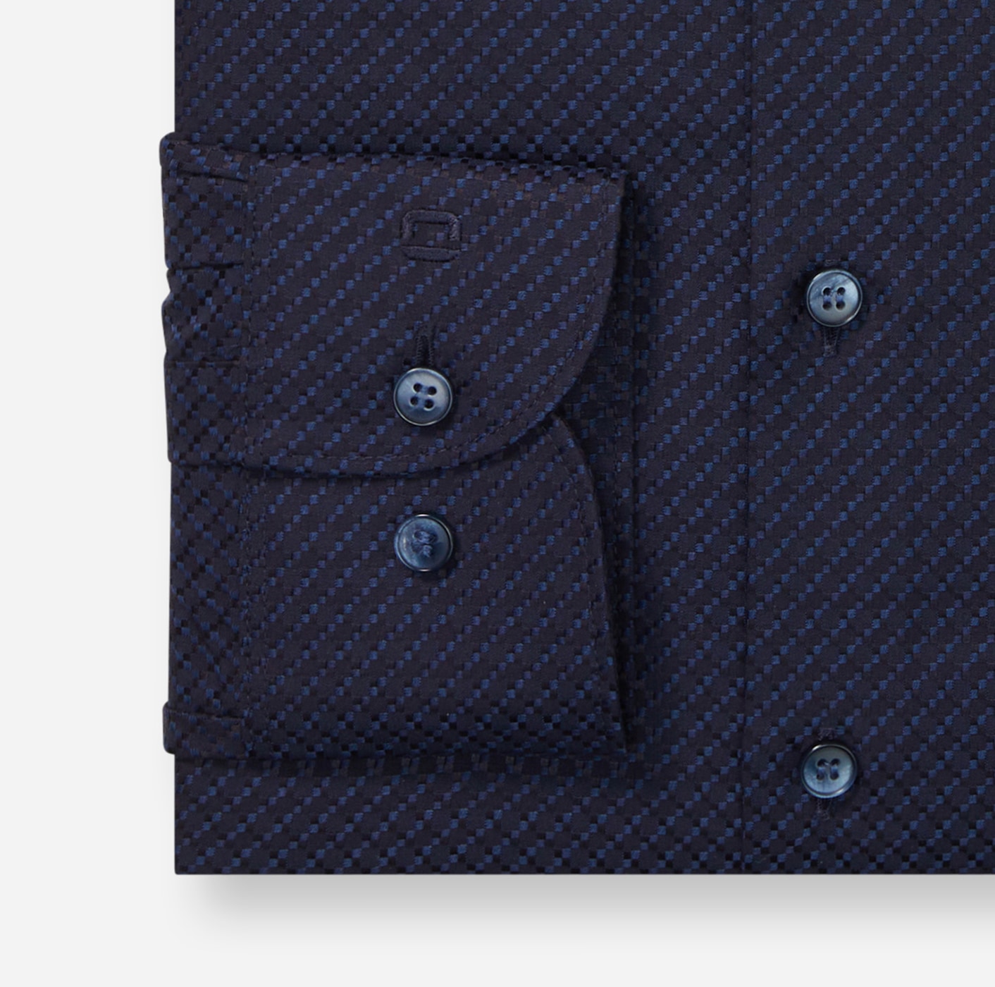 OLYMP Langarmhemd »Level 5«, Businesshemd, body fit, mit feiner Struktur, Haifischkragen
