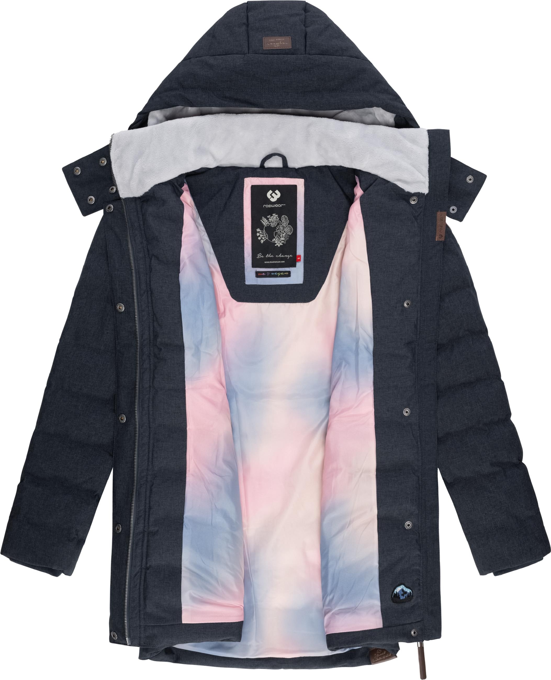Ragwear Wintermantel »Winterjacke Ashanta Block«