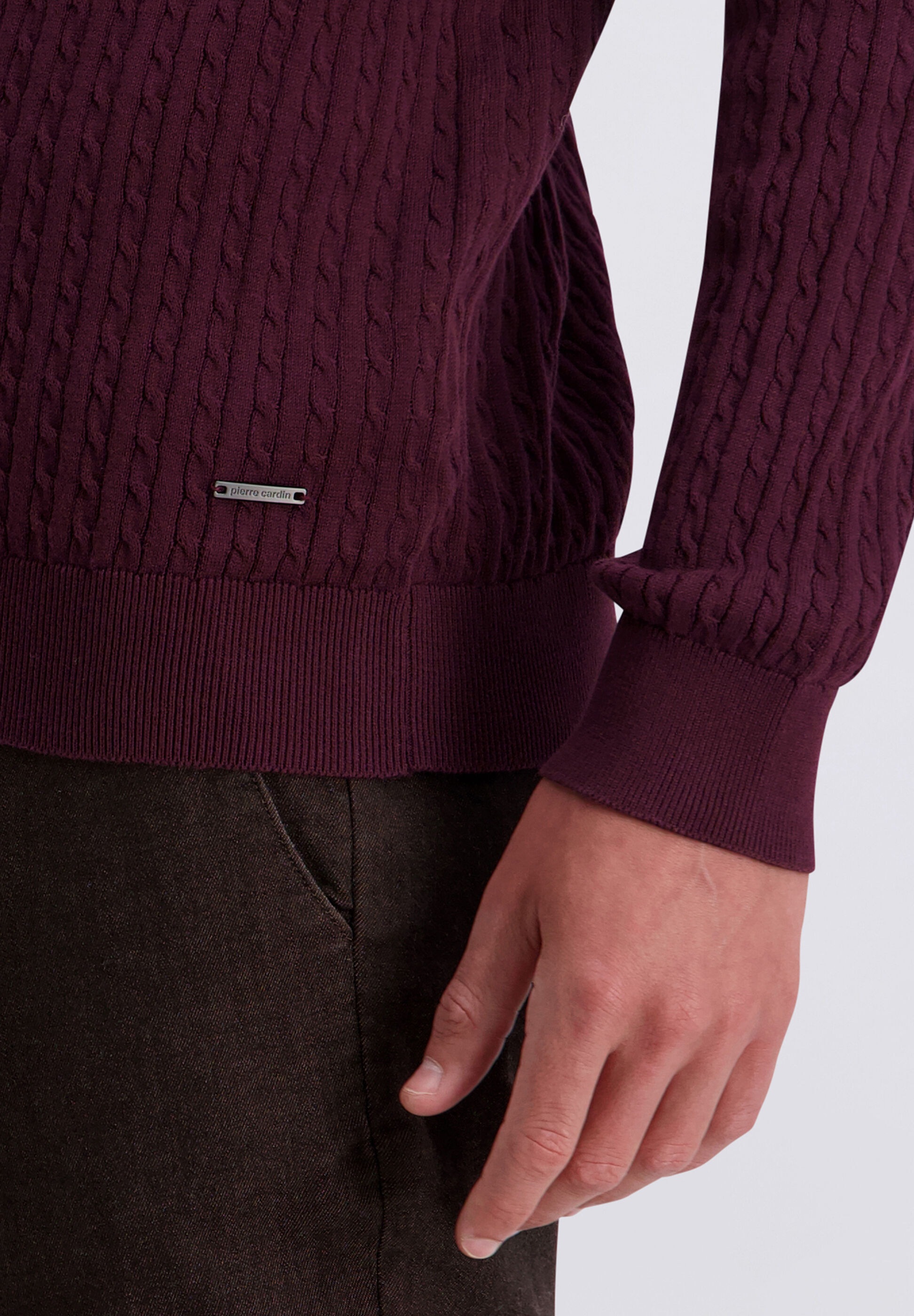 Pierre Cardin Strickpullover »Pierre Cardin Pullover« mit Allover-Print
