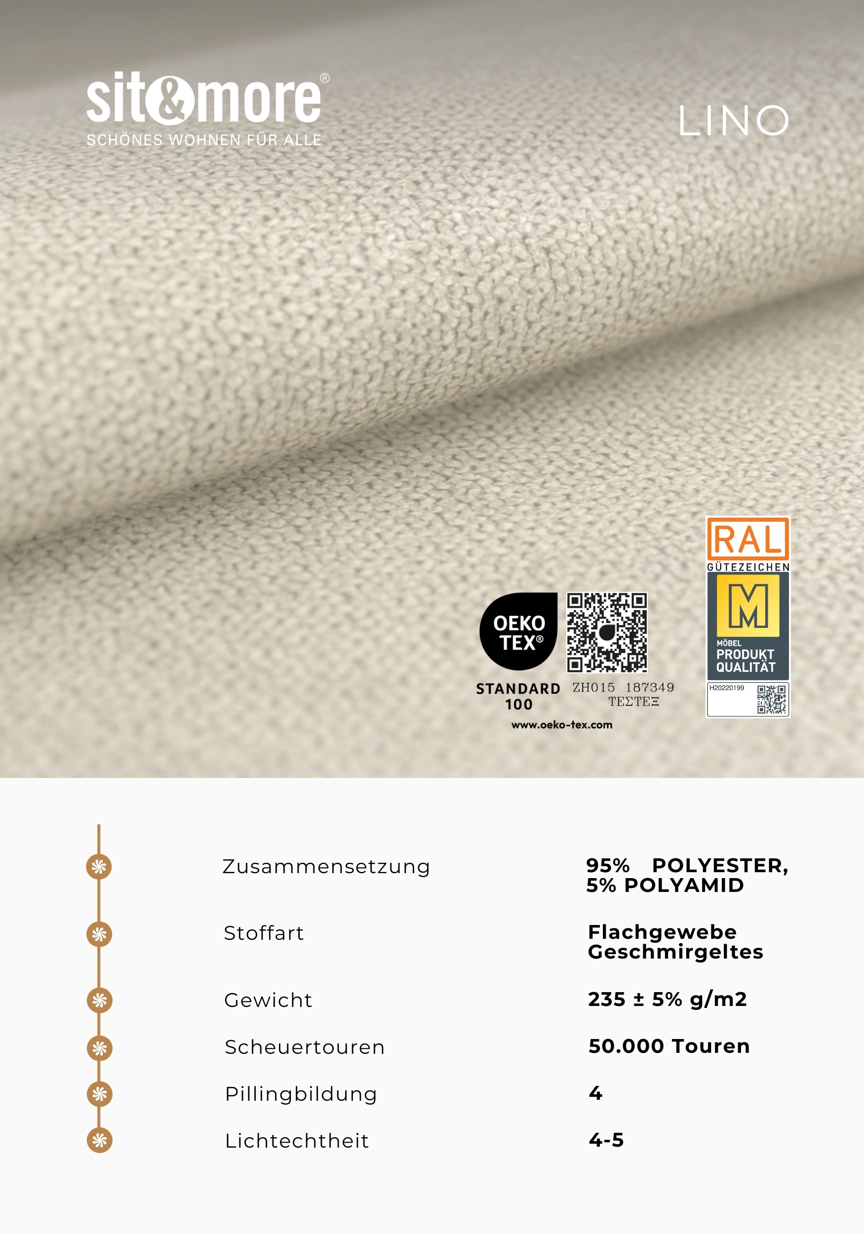 sit&more Ecksofa »Viola« optional Bettfunktion