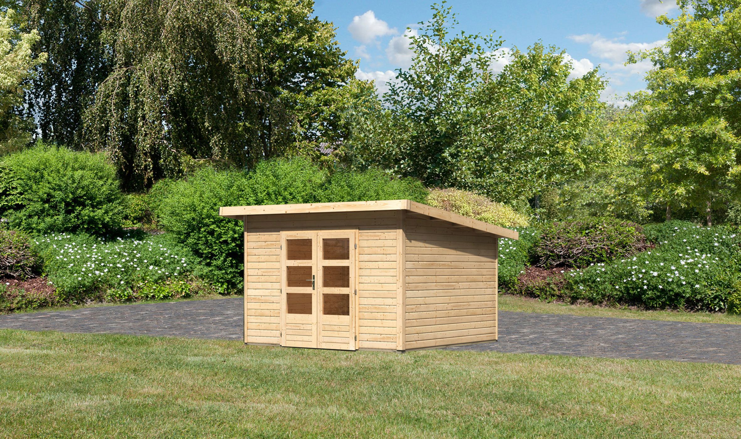 Karibu Gartenhaus »Perlsee 3«