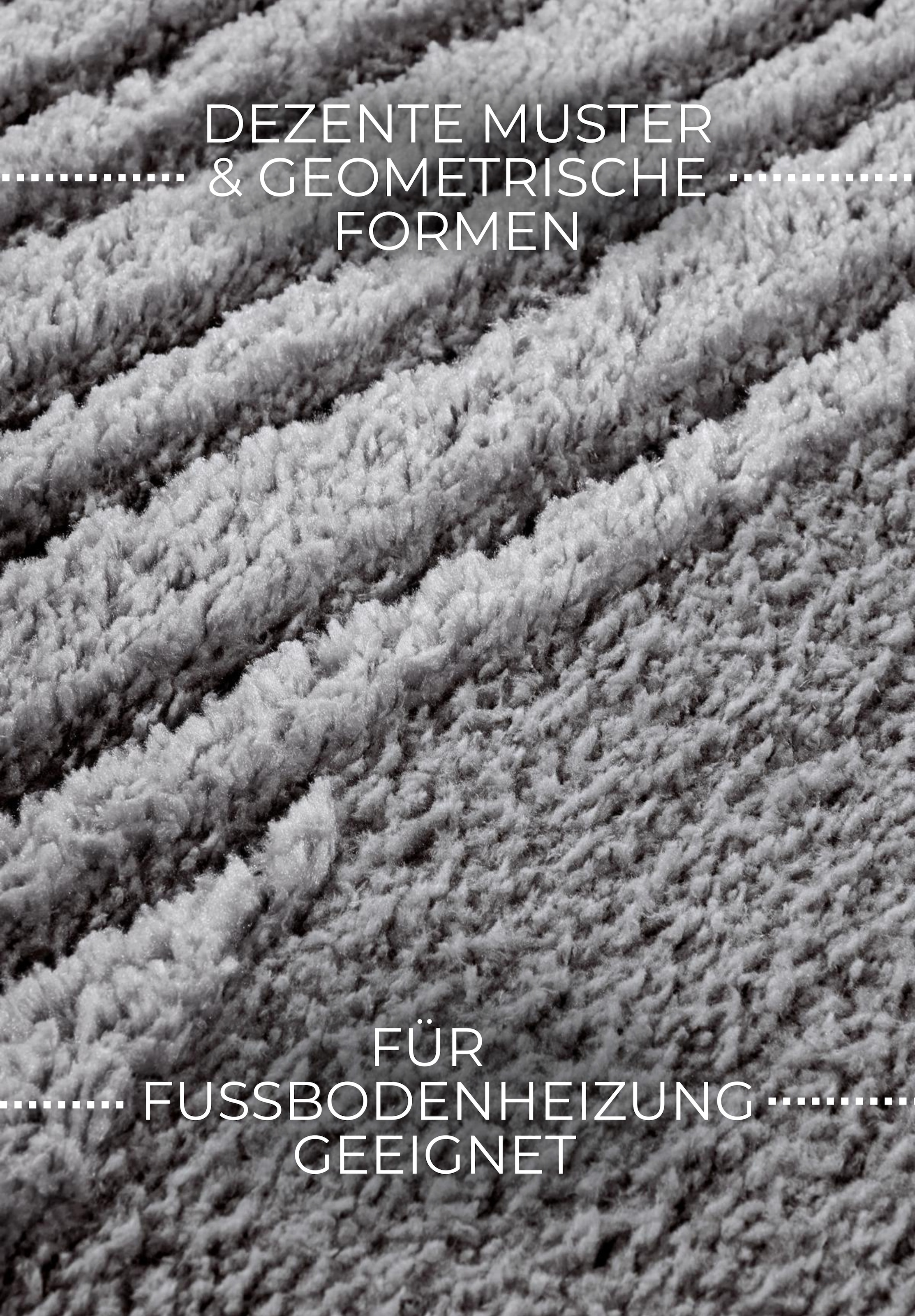 ELLE DECORATION Designteppich »Bartoux«, rechteckig, 18 mm Höhe, Hochflor, Shaggy, Läufer, weich, Langflor, modern, Hoch Tief Effekt