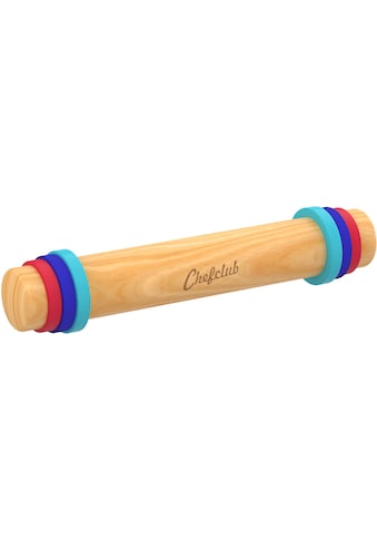 Nudelholz »Holzspielzeug, Nudelholz für Kinder«, mit Silikonringen