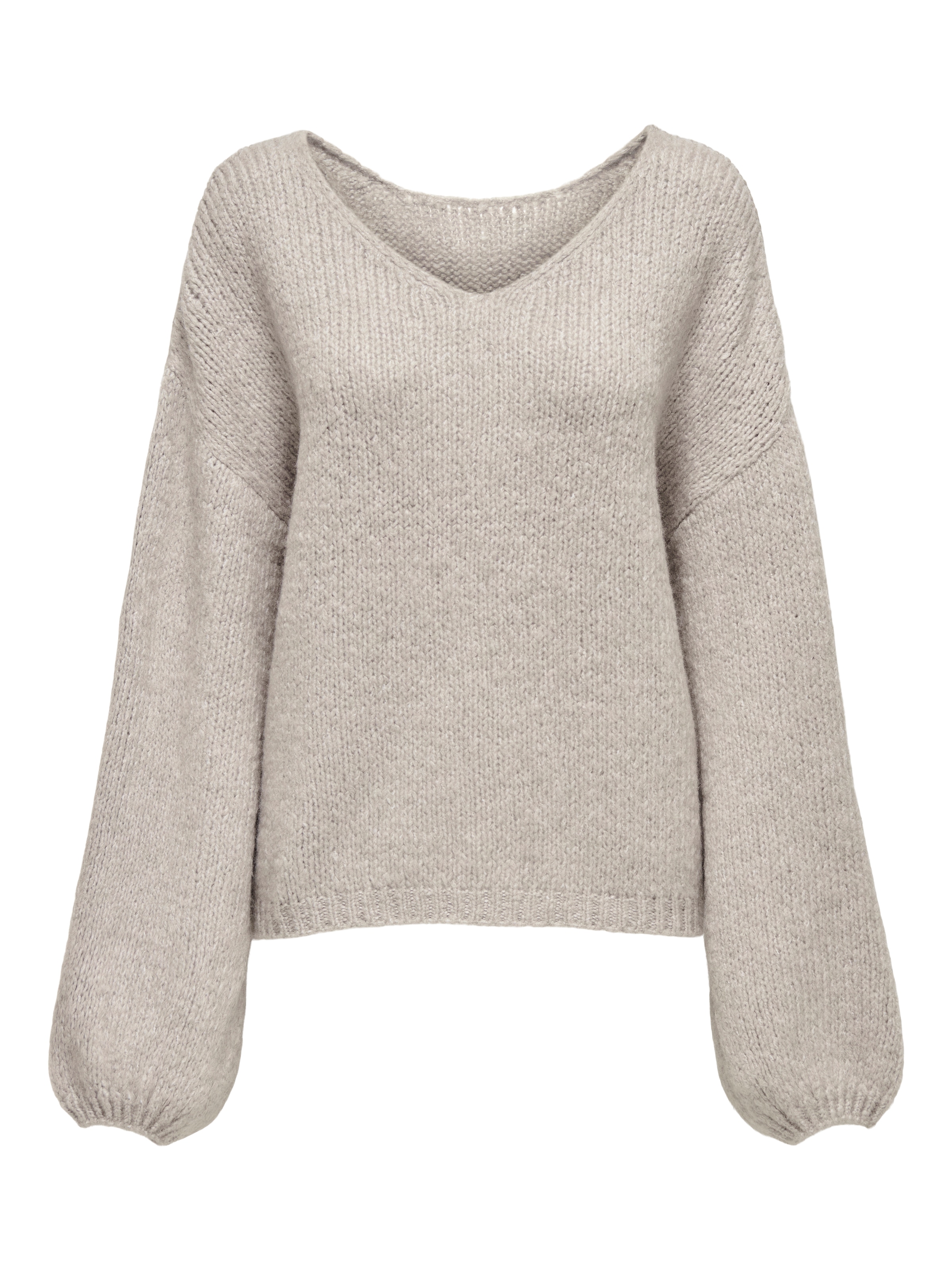 JDY V-Ausschnitt-Pullover »JDYDINEA L/S REVERSIBLE PULLOV. KNT NOOS« Kunstfaser, regular fit