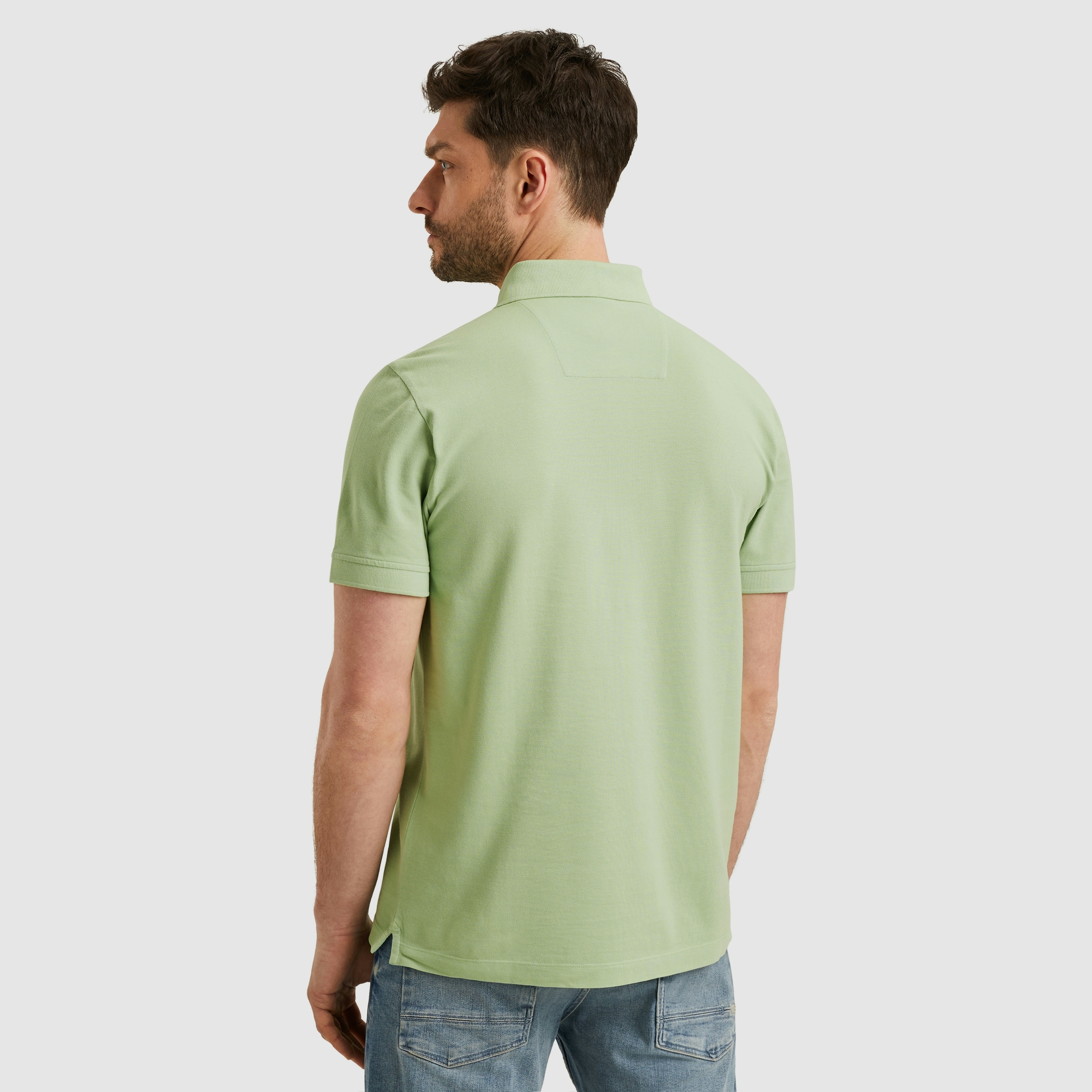 PME LEGEND Poloshirt »Short sleeve polo pique garment dye« mit Logo Stickerei