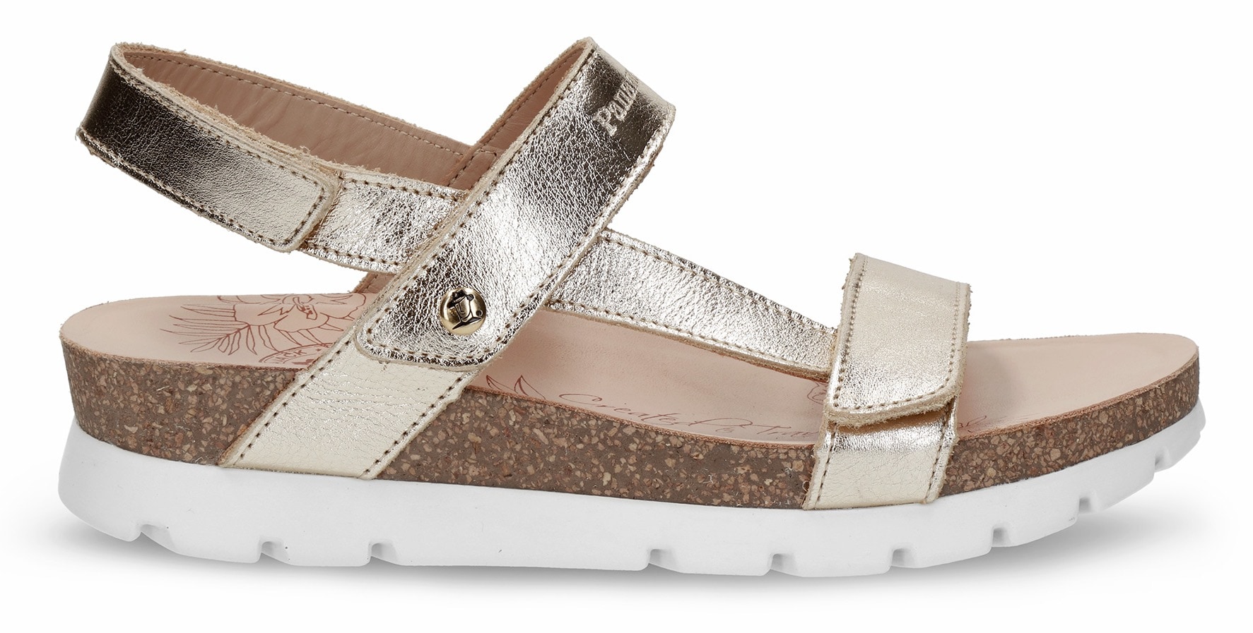 Panama Jack Sandale »Selma«, Sommerschuh, Sandalette, Klettschuh mit komfortablem Tieffußbett