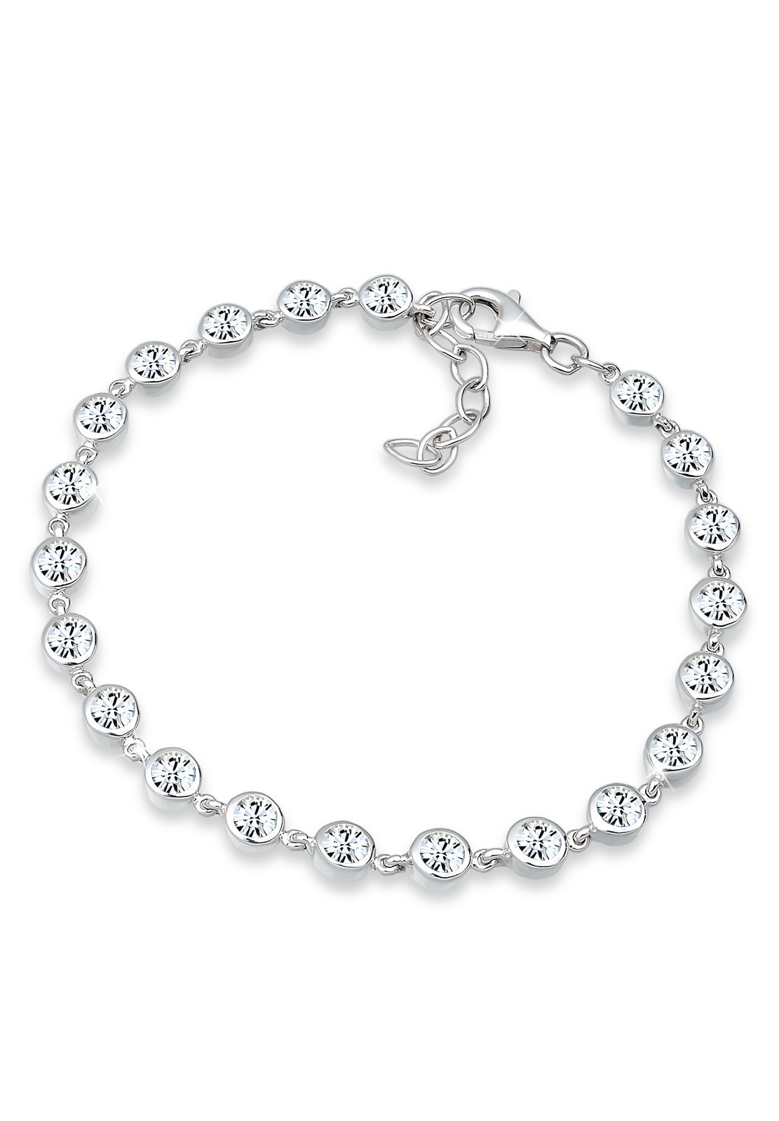 Elli Premium Armkette »Armband Kristalle 925 Sterling Silber«