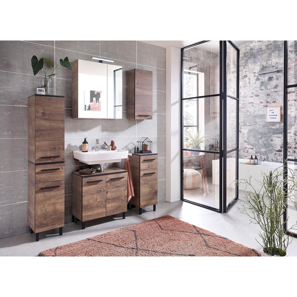 Saphir Spiegelschrank »Quickset 374 Badschrank, 2 Spiegeltüren, 2 Einlegeböden, 60 cm breit«