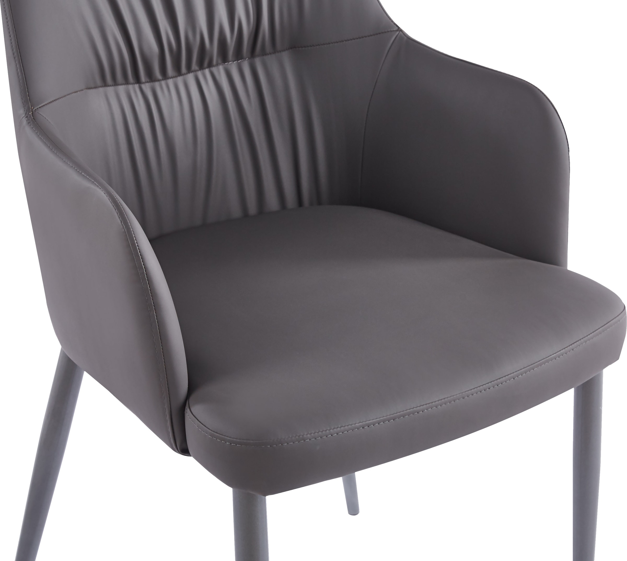 Kayoom Polsterstuhl »Stuhl Merit 125 2er-Set, bequemer Sitzkomfort, Handarbeit« (Set) 2 Stk.Bequem gepolstert, mit Armlehne, Handmanufaktur