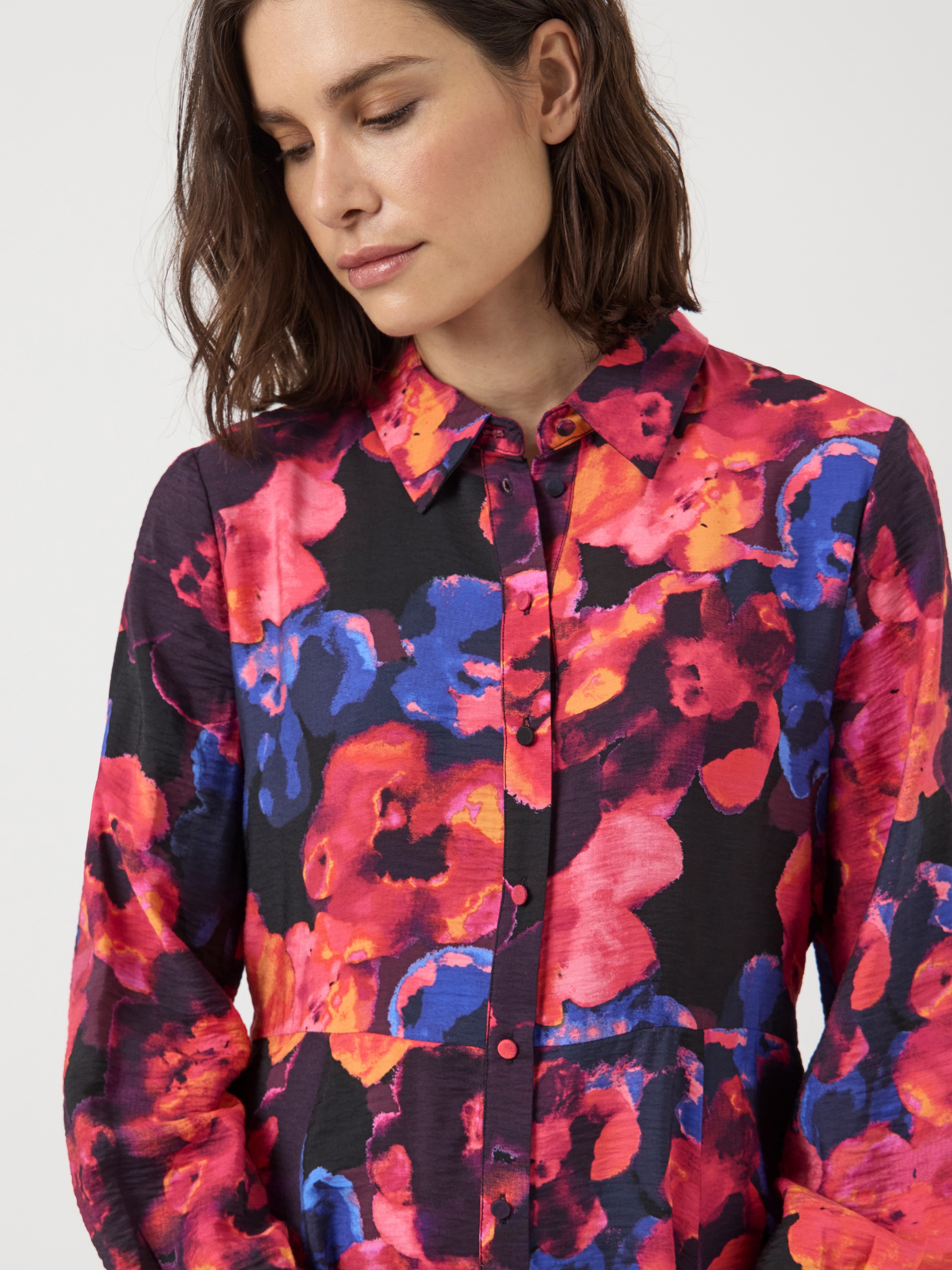 Y.A.S Hemdblusenkleid »YASKAYA LS SHIRT DRESS S. NOOS«, Sommerkleid